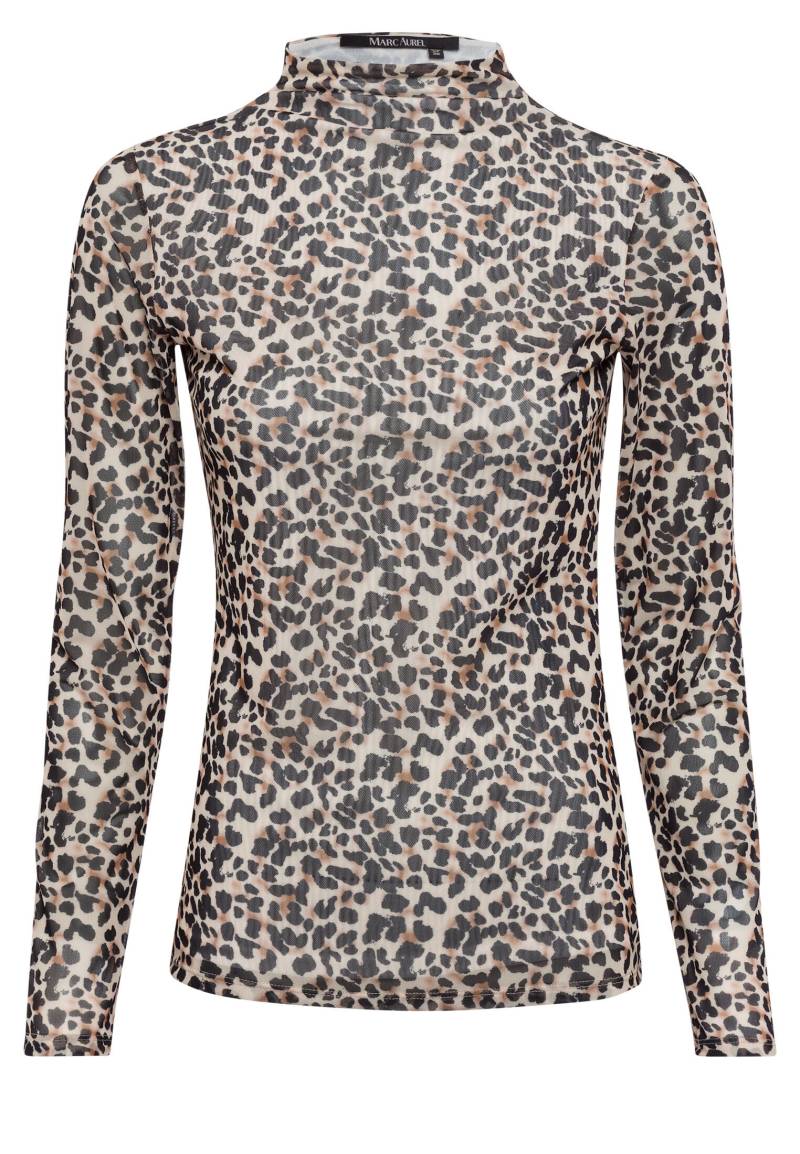 Marc Aurel - Shirt mit Leopardenprint light sand varied - Gr. - 44 von Marc Aurel