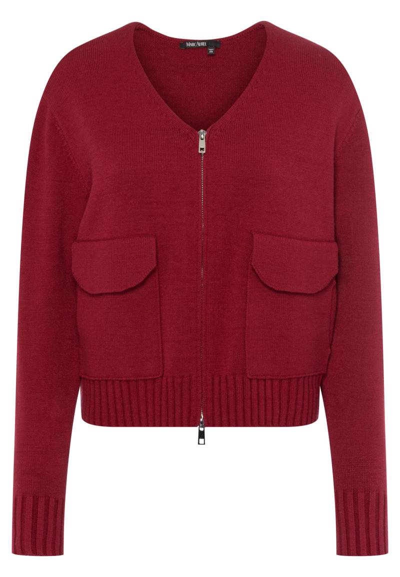 Marc Aurel - Strickjacke mit Reißverschluß red - Gr. - 40 von Marc Aurel