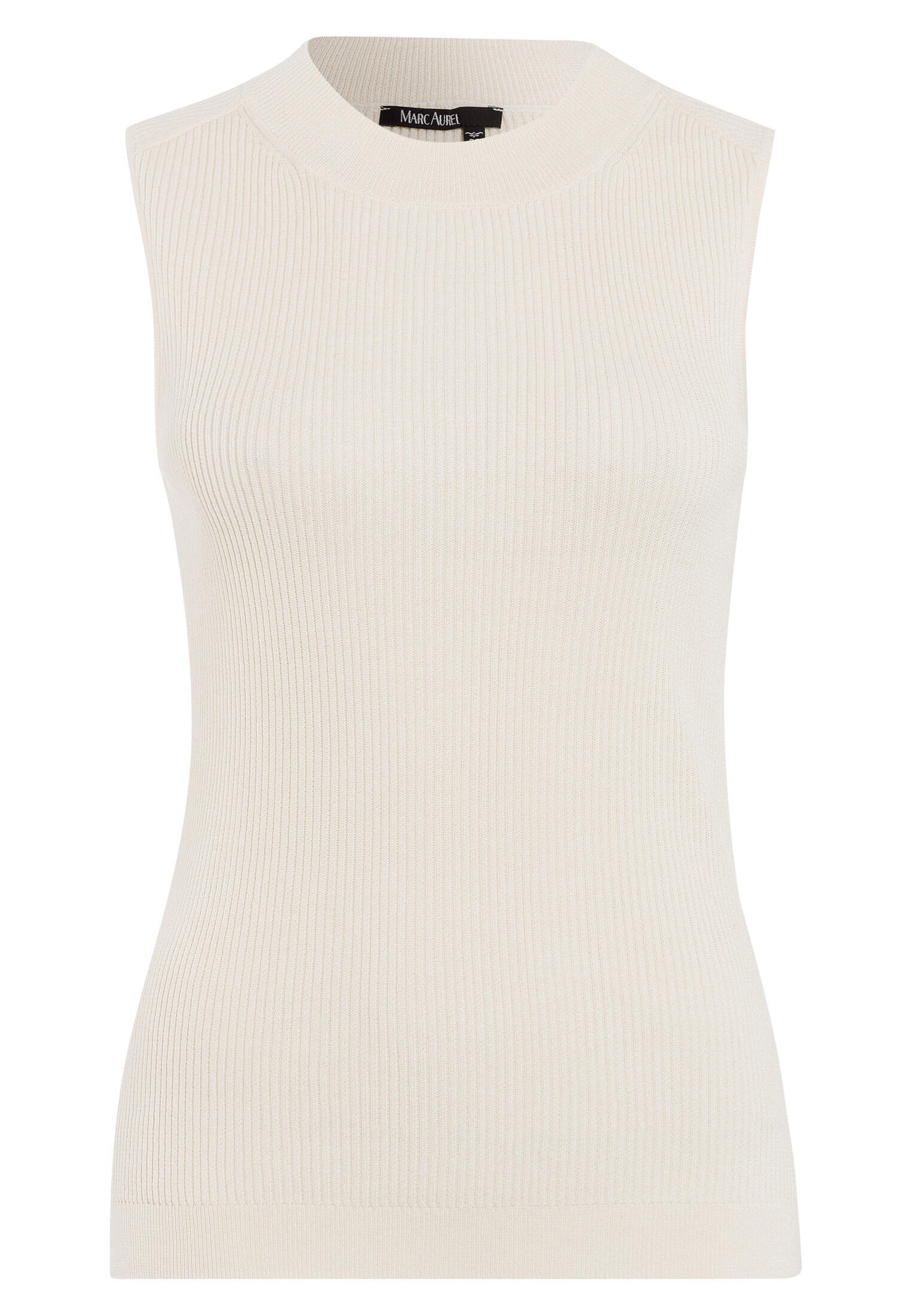 Marc Aurel - Stricktop aus Lurexrippe ivory varied - Gr. - 42 von Marc Aurel