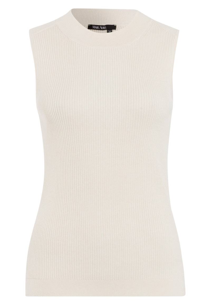 Marc Aurel - Stricktop aus Lurexrippe ivory varied - Gr. - 42 von Marc Aurel