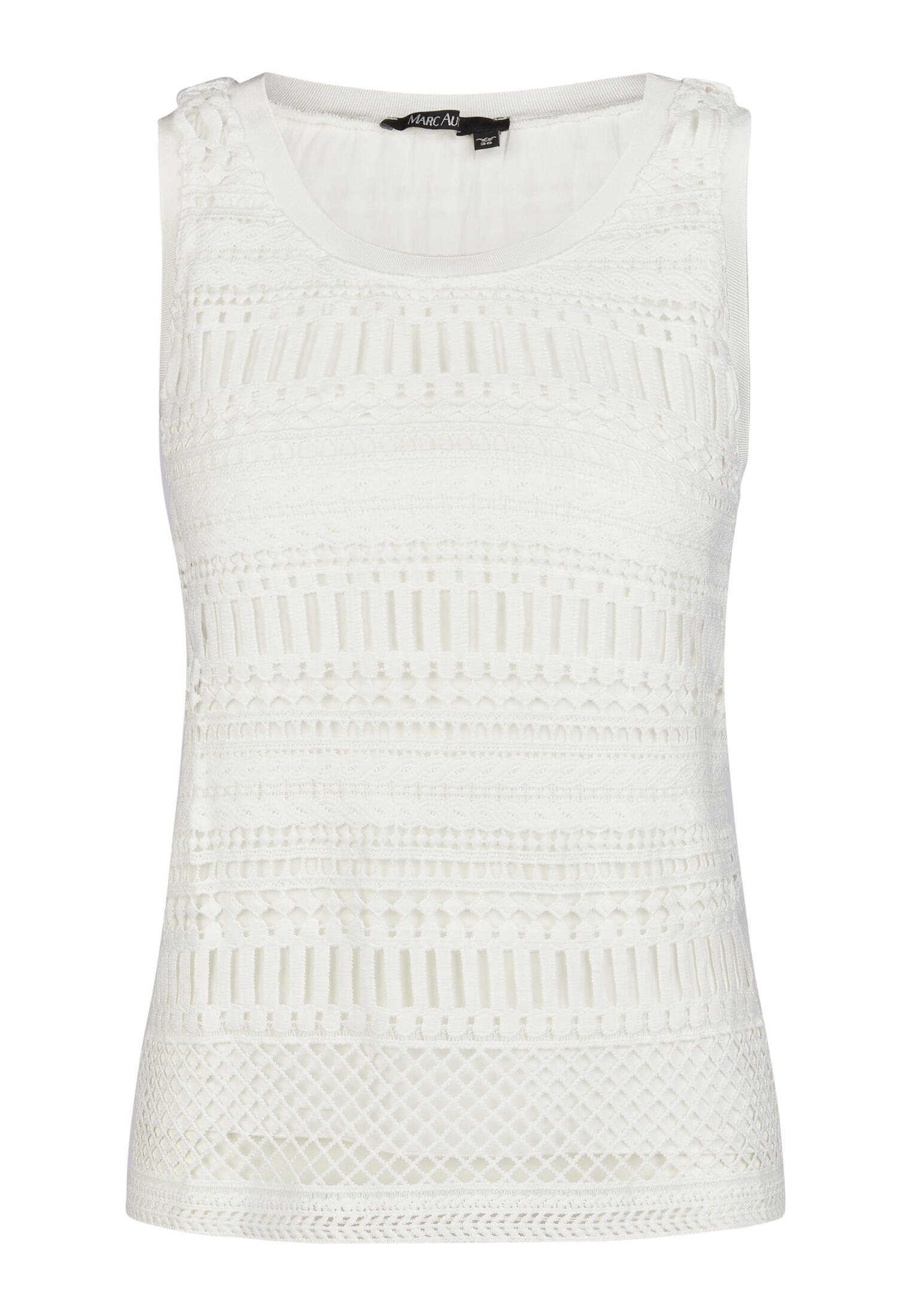 Marc Aurel - Top aus Häkel-Spitze off white - Gr. - 40 von Marc Aurel