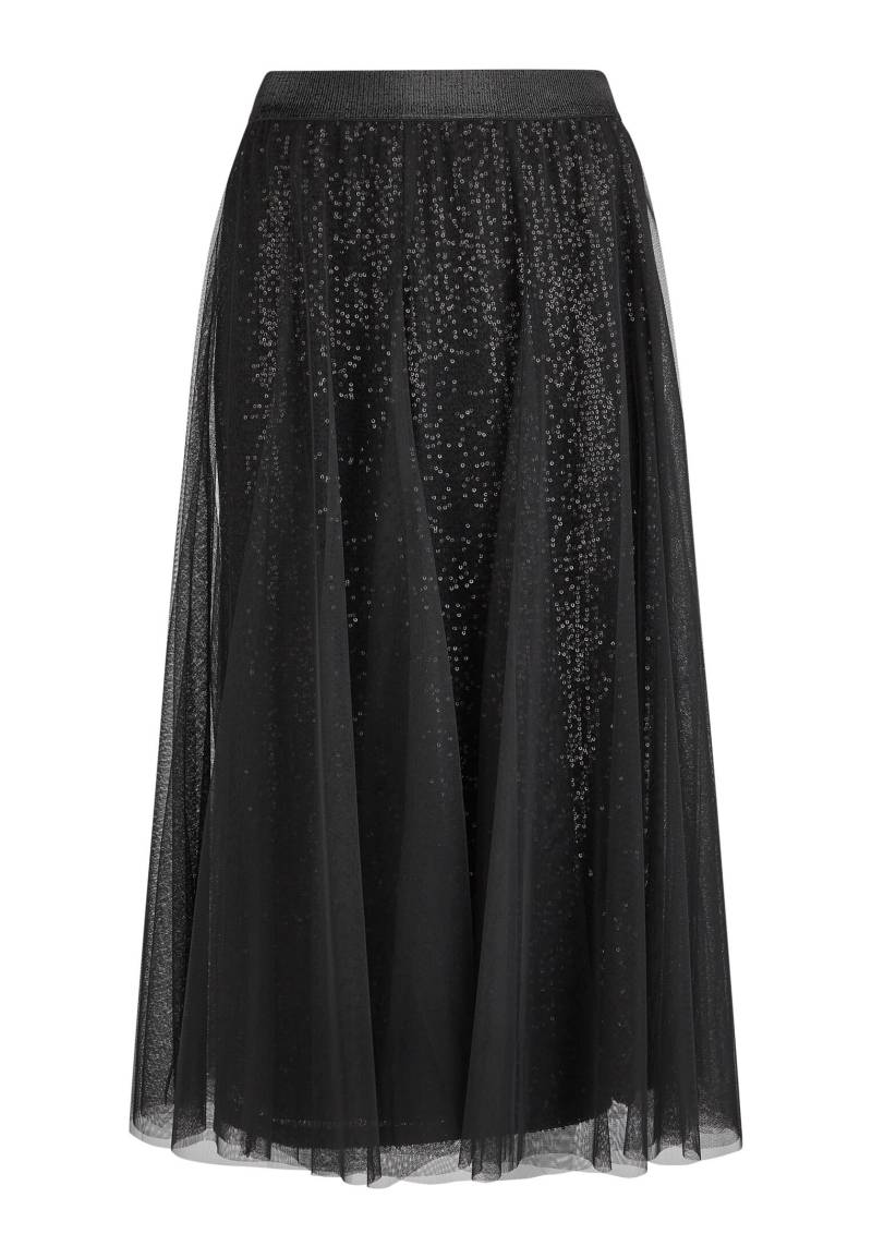 Marc Aurel - Tüllrock mit Pailletten-Futter black - Gr. - 38 von Marc Aurel
