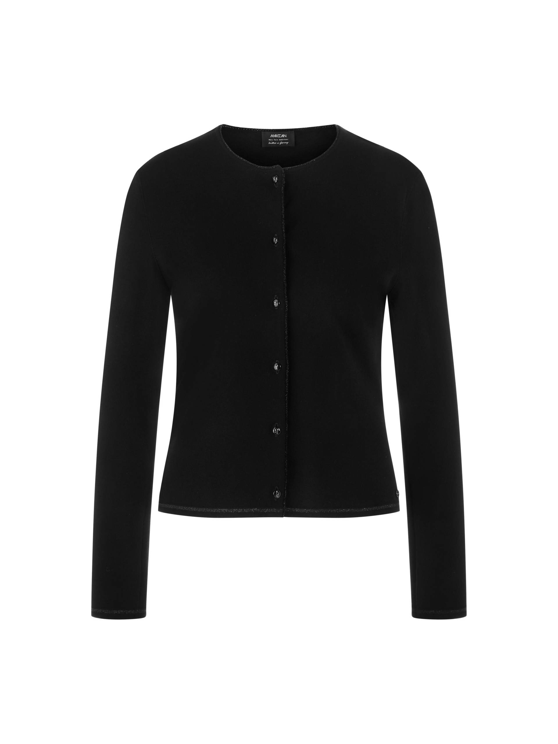 Marc Cain Additions - Feinstrick-Cardigan Knitted in Germany black - Gr. - 44 von Marc Cain Additions