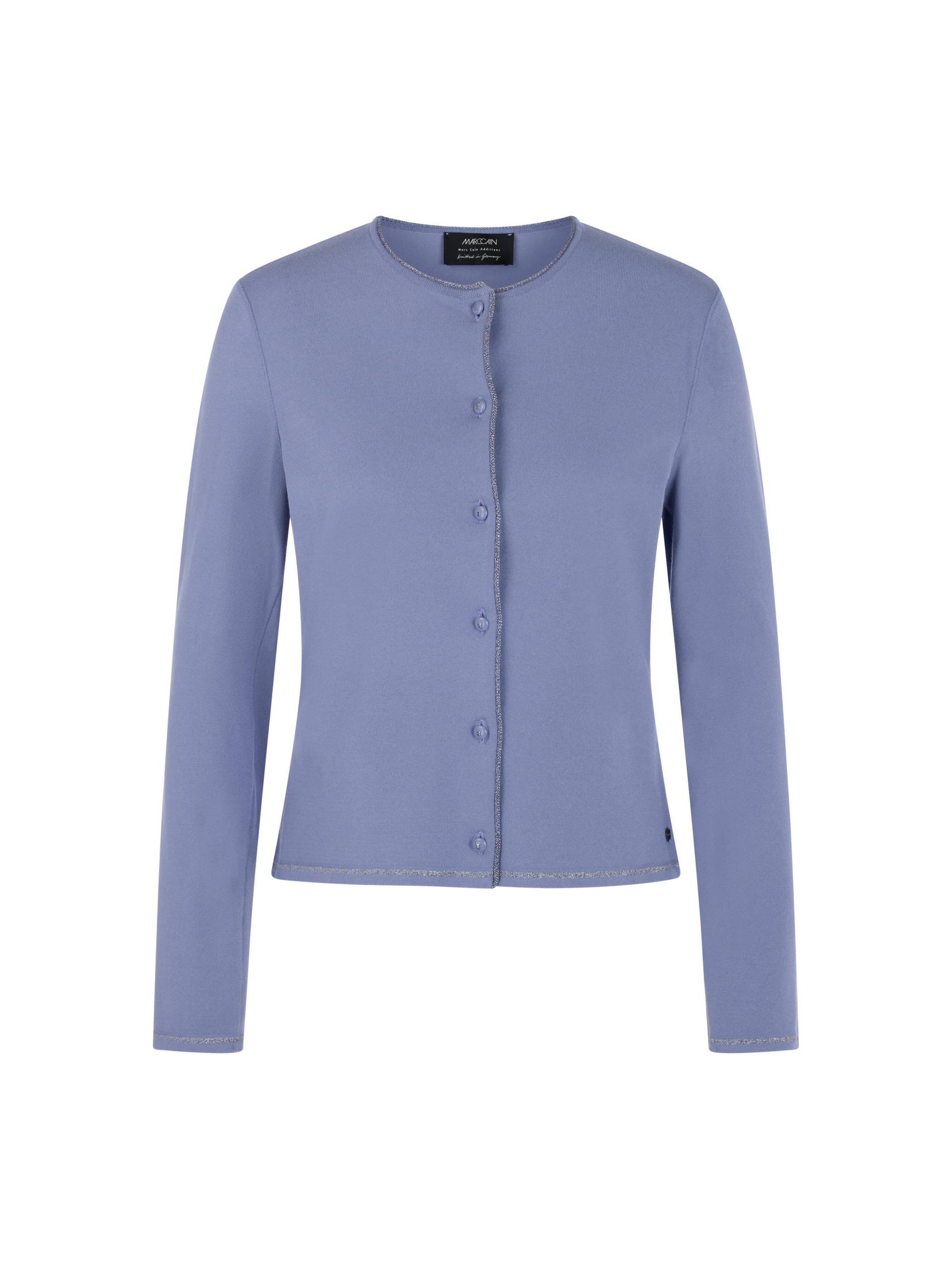Marc Cain Additions - Feinstrick-Cardigan Knitted in Germany bluish violet - Gr. - 42 von Marc Cain Additions