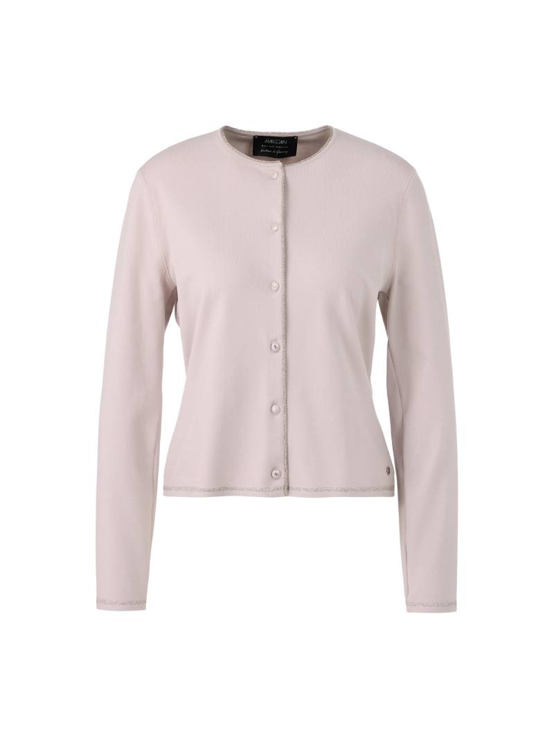 Marc Cain Additions - Feinstrick-Cardigan Knitted in Germany light desert taupe - Gr. - 40 von Marc Cain Additions