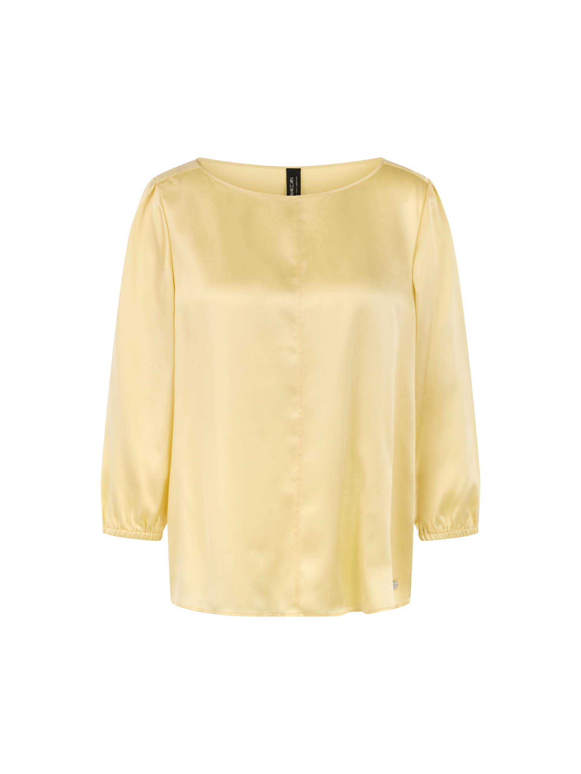 Marc Cain Additions - Feminine Bluse in reiner Seide flan - Gr. - 40 von Marc Cain Additions