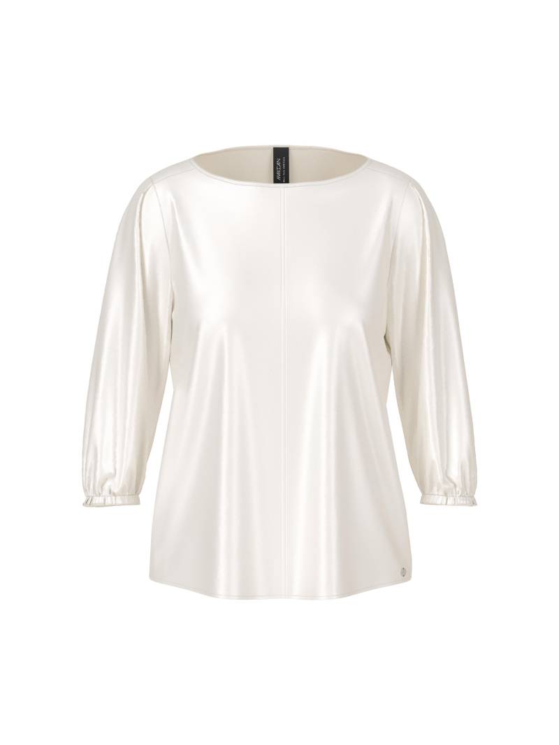 Marc Cain Additions - Feminine Bluse in reiner Seide off-white - Gr. - 40 von Marc Cain Additions