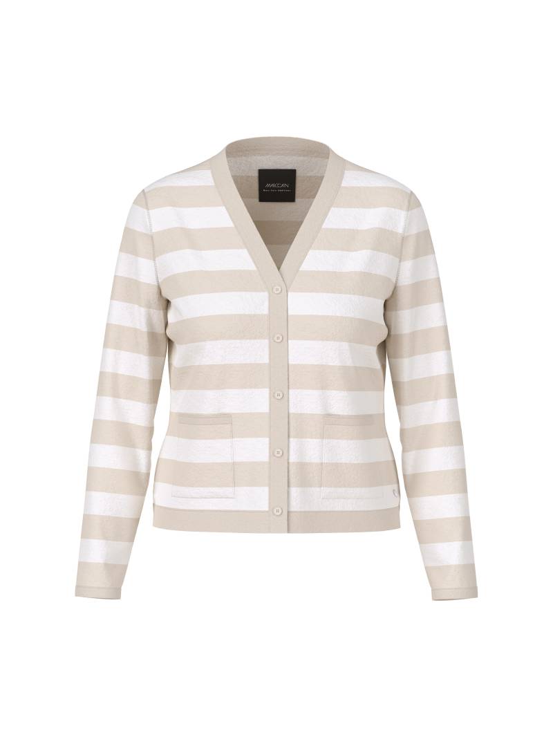 Marc Cain Additions - Gestreifter Cardigan Rethink Together smoke - Gr. - 36 von Marc Cain Additions