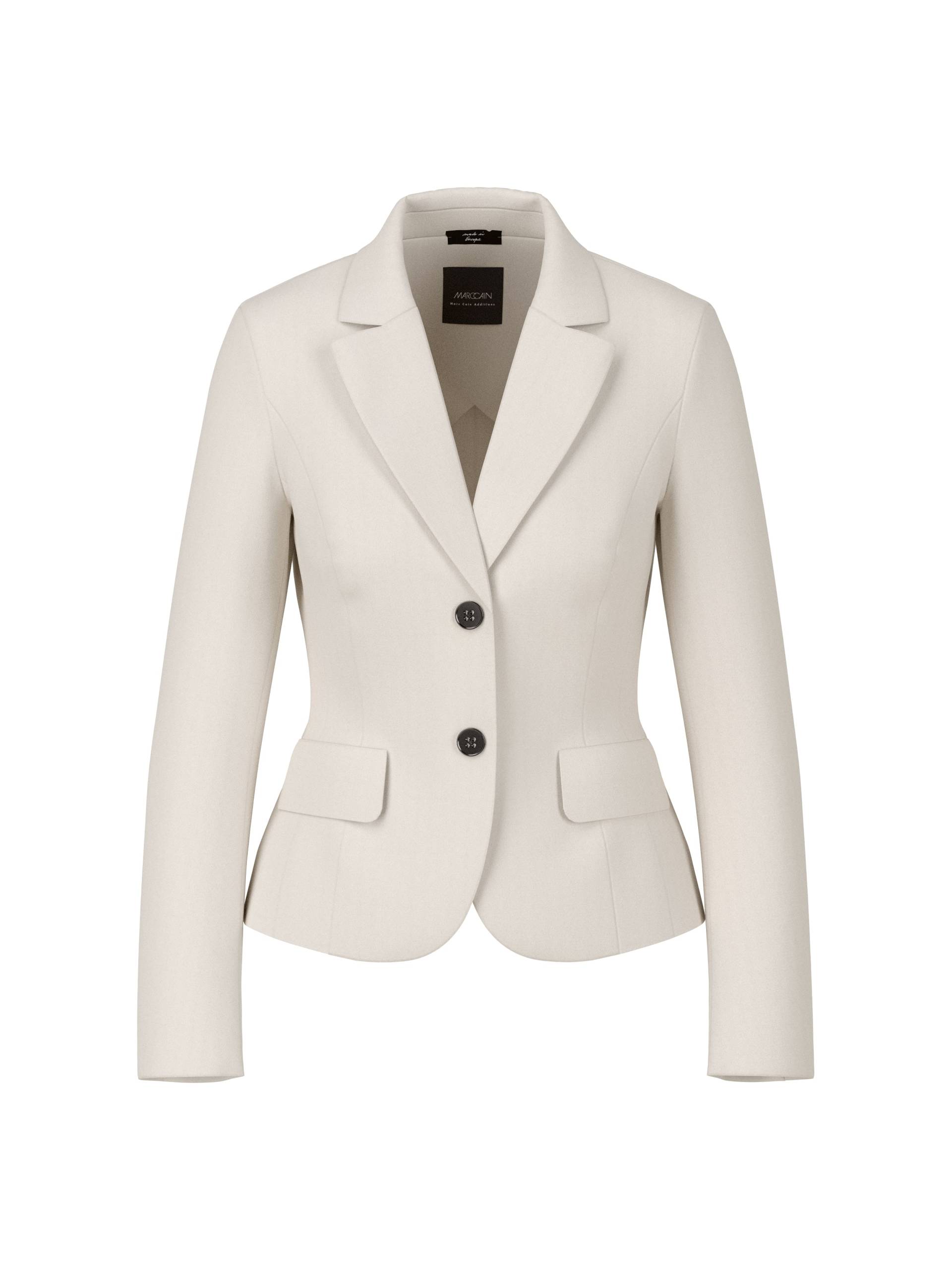 Marc Cain Additions - Körpernaher Blazer aus Jersey smoke - Gr. - 36 von Marc Cain Additions