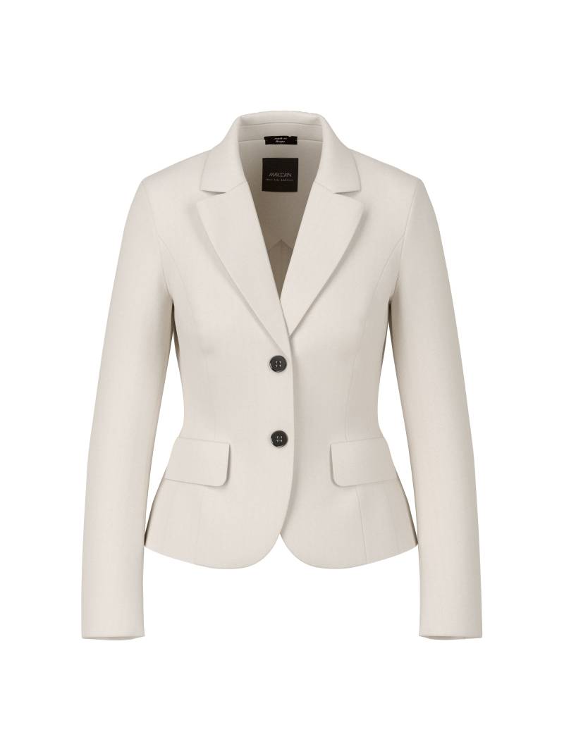 Marc Cain Additions - Körpernaher Blazer aus Jersey smoke - Gr. - 36 von Marc Cain Additions