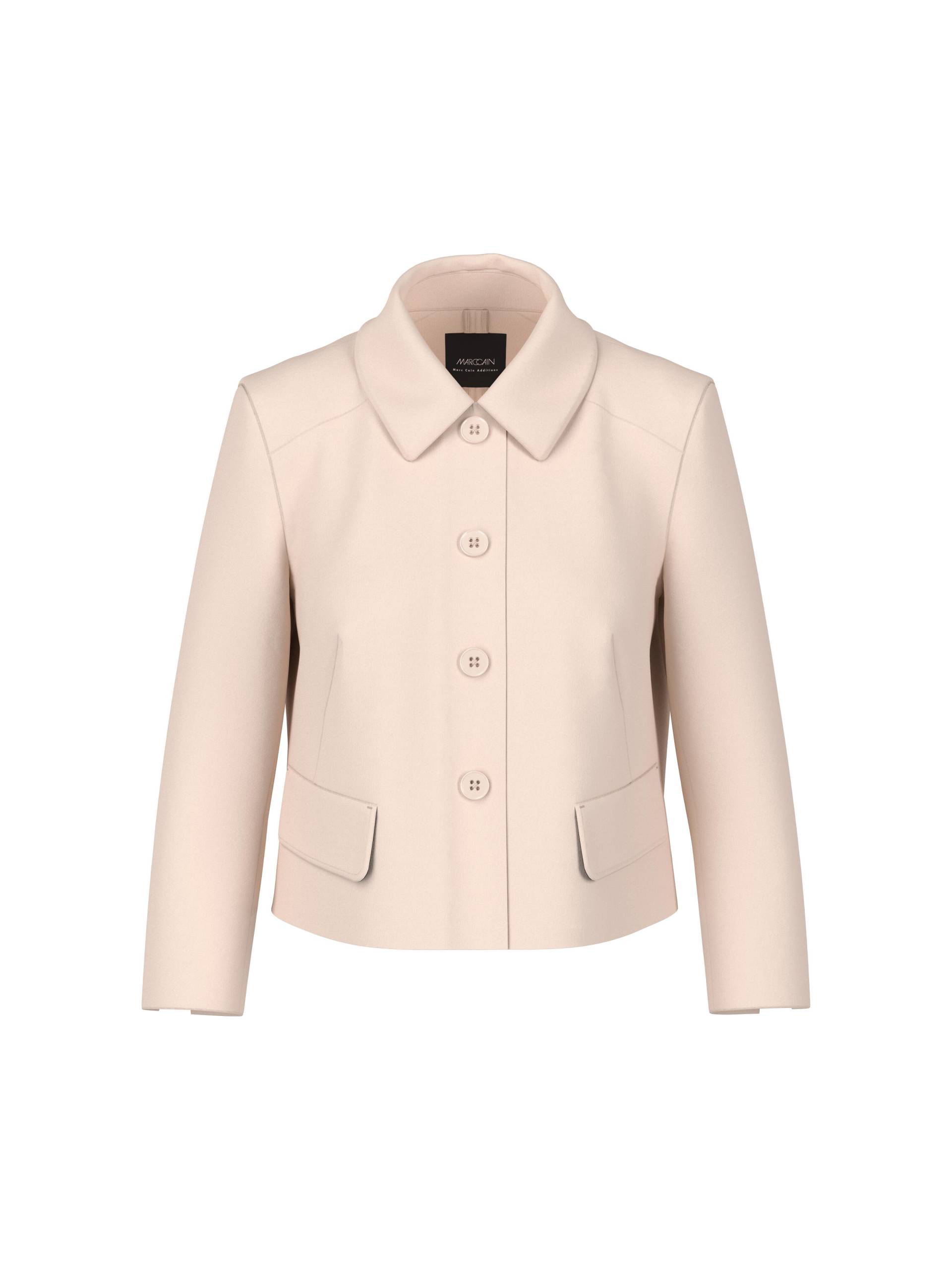 Marc Cain Additions - Kurze Jacke mit Kentkragen magnolia - Gr. - 38 von Marc Cain Additions