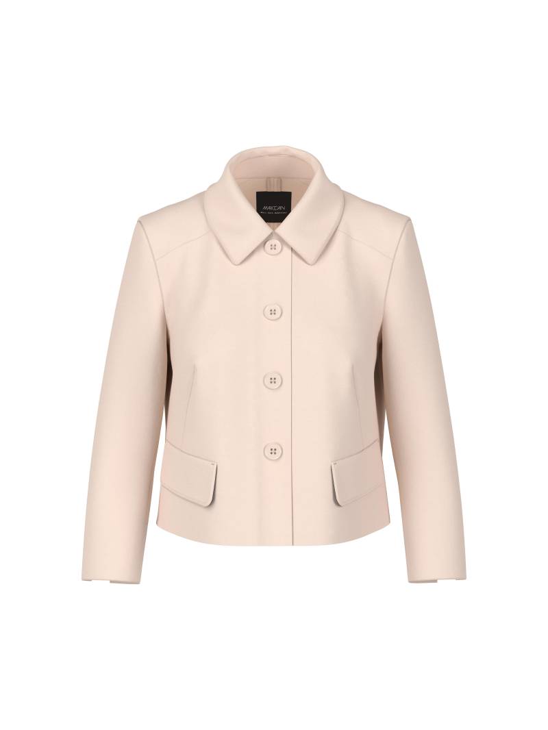 Marc Cain Additions - Kurze Jacke mit Kentkragen magnolia - Gr. - 44 von Marc Cain Additions