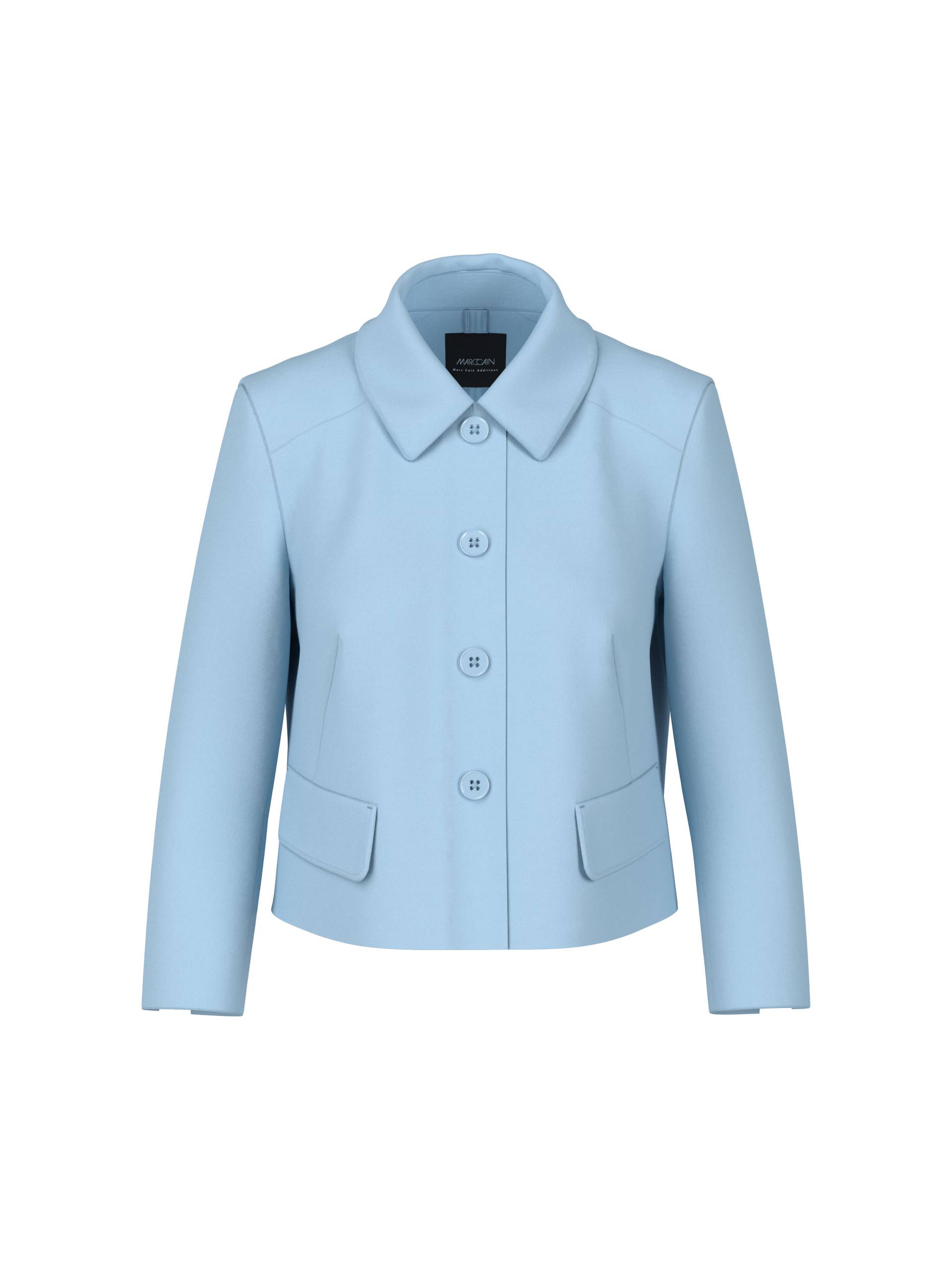 Marc Cain Additions - Kurze Jacke mit Kentkragen skyway new - Gr. - 44 von Marc Cain Additions