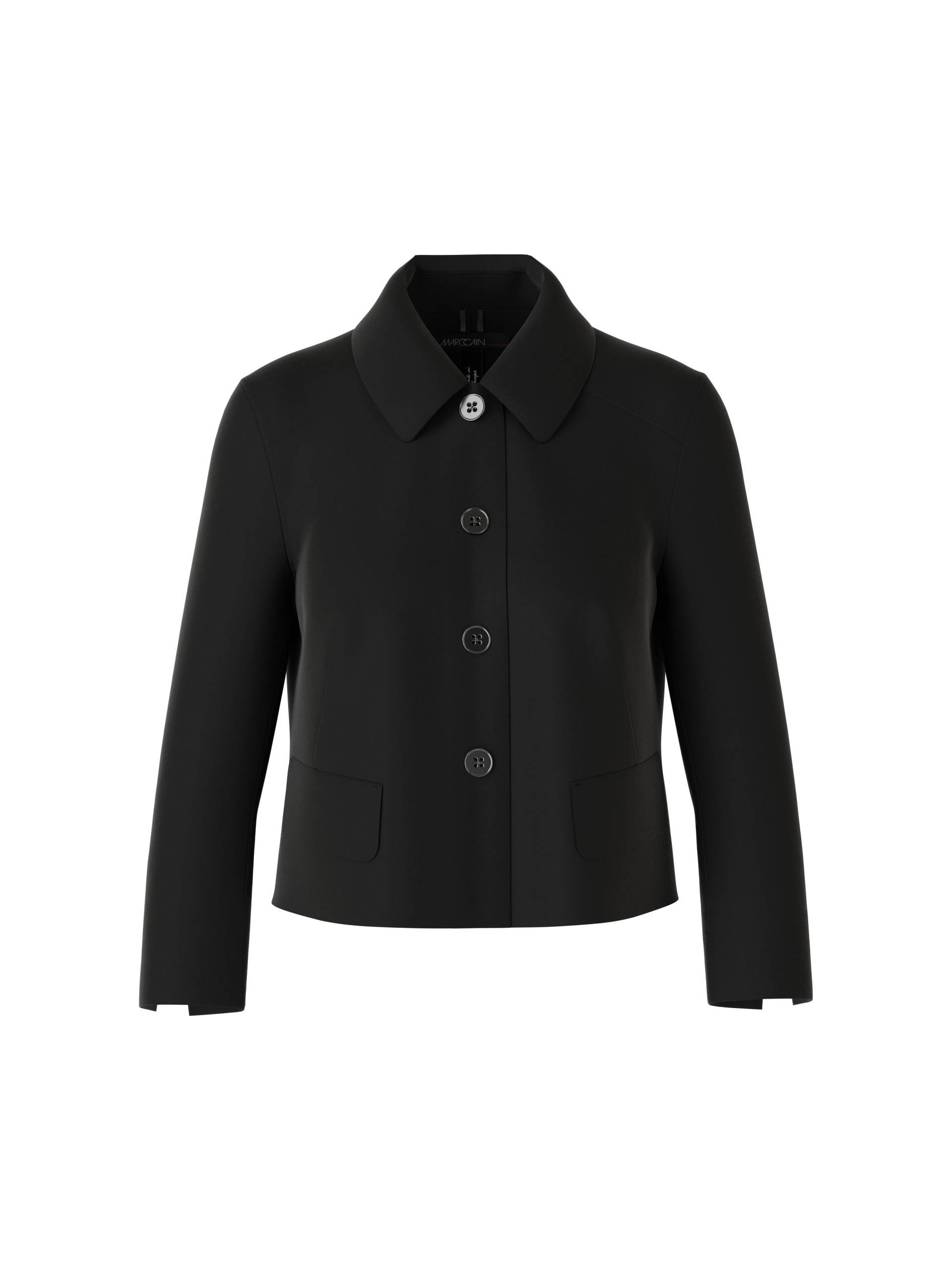Marc Cain Additions - Kurzjacke mit Ärmelschlitzen black - Gr. - 42 von Marc Cain Additions