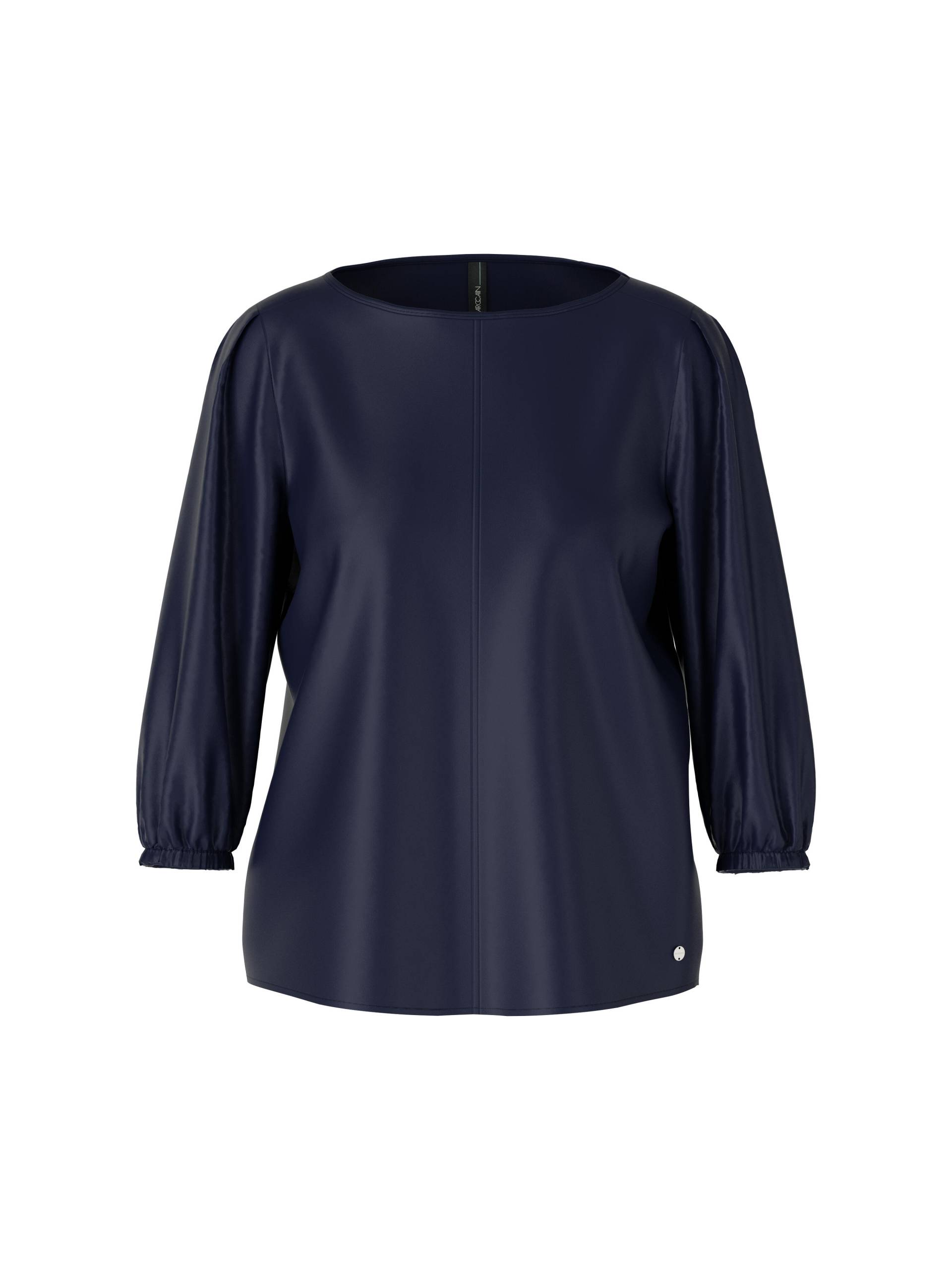 Marc Cain Additions - Lockere Seidenbluse navy - Gr. - 40 von Marc Cain Additions