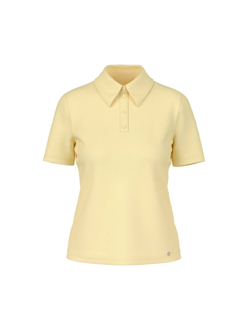 Marc Cain Additions - Poloshirt aus Baumwollstretch flan - Gr. - 42 von Marc Cain Additions