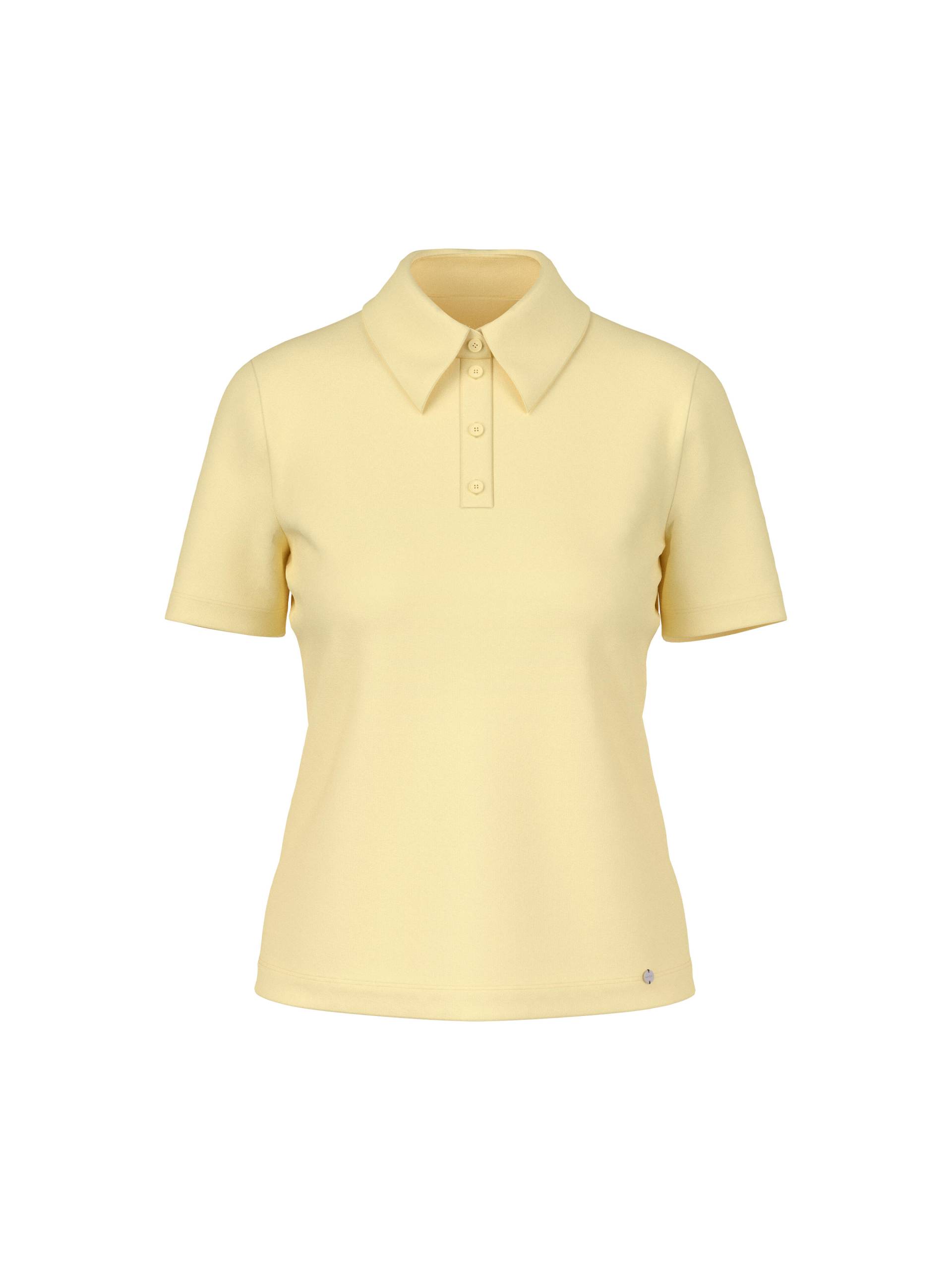 Marc Cain Additions - Poloshirt aus Baumwollstretch flan - Gr. - 44 von Marc Cain Additions