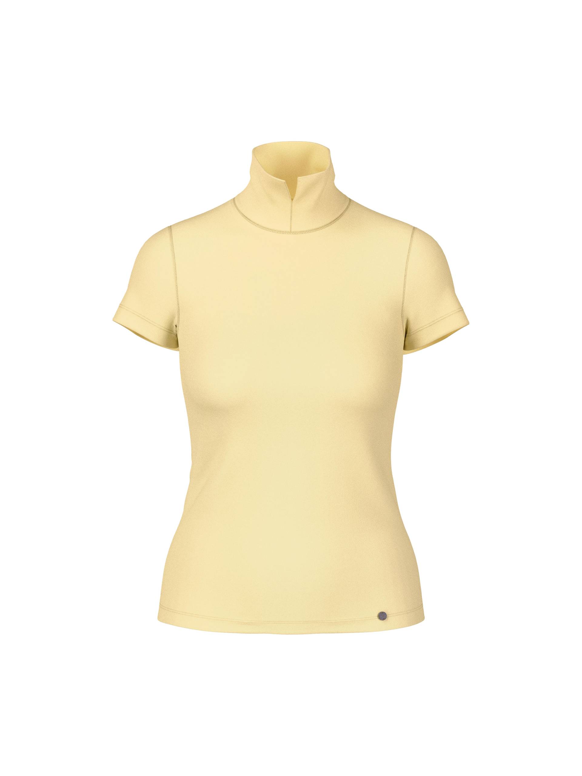 Marc Cain Additions - Uni T-Shirt mit Kurzarm flan - Gr. - 38 von Marc Cain Additions