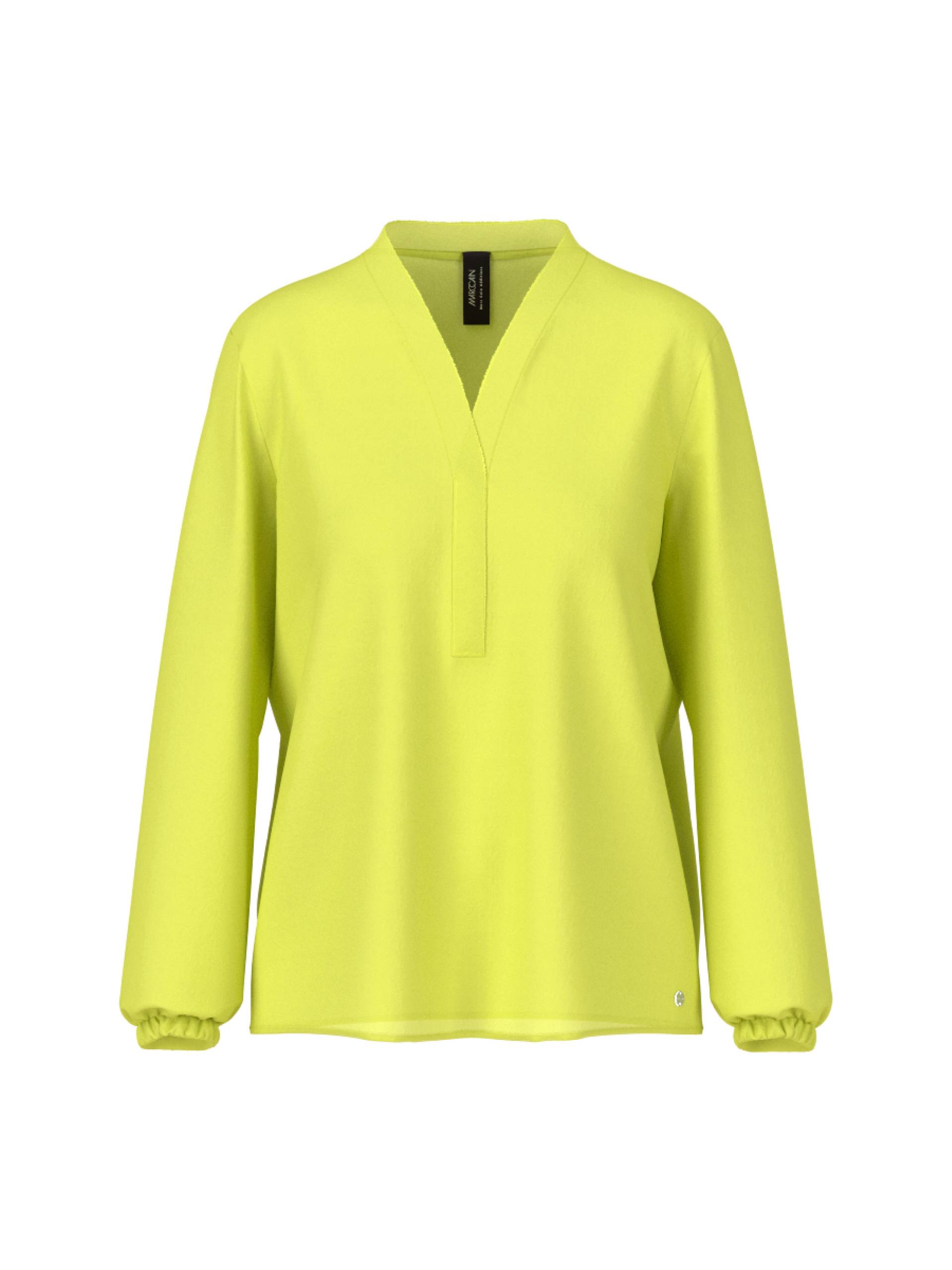 Marc Cain Additions - V-Neck-Bluse Rethink Together - Gr. - 40 von Marc Cain Additions