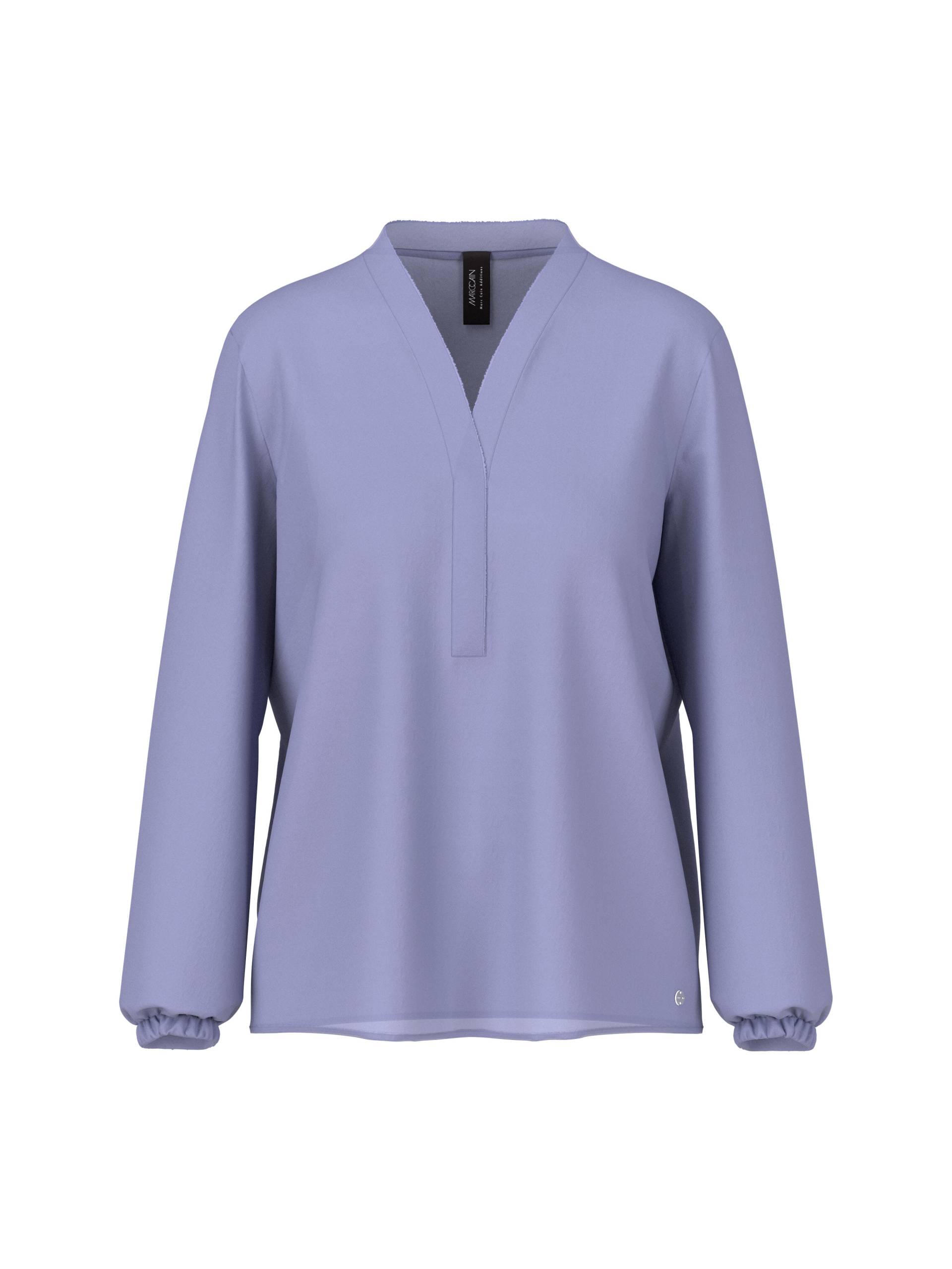 Marc Cain Additions - V-Neck-Bluse Rethink Together bluish violet - Gr. - 46 von Marc Cain Additions