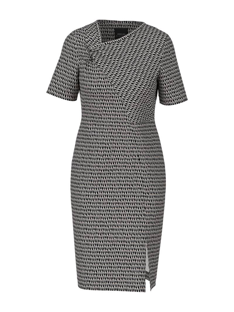 Marc Cain Collections - Asymmetrisches Kleid aus Scubajersey soft charcoal - Gr. - 38 von Marc Cain Collections