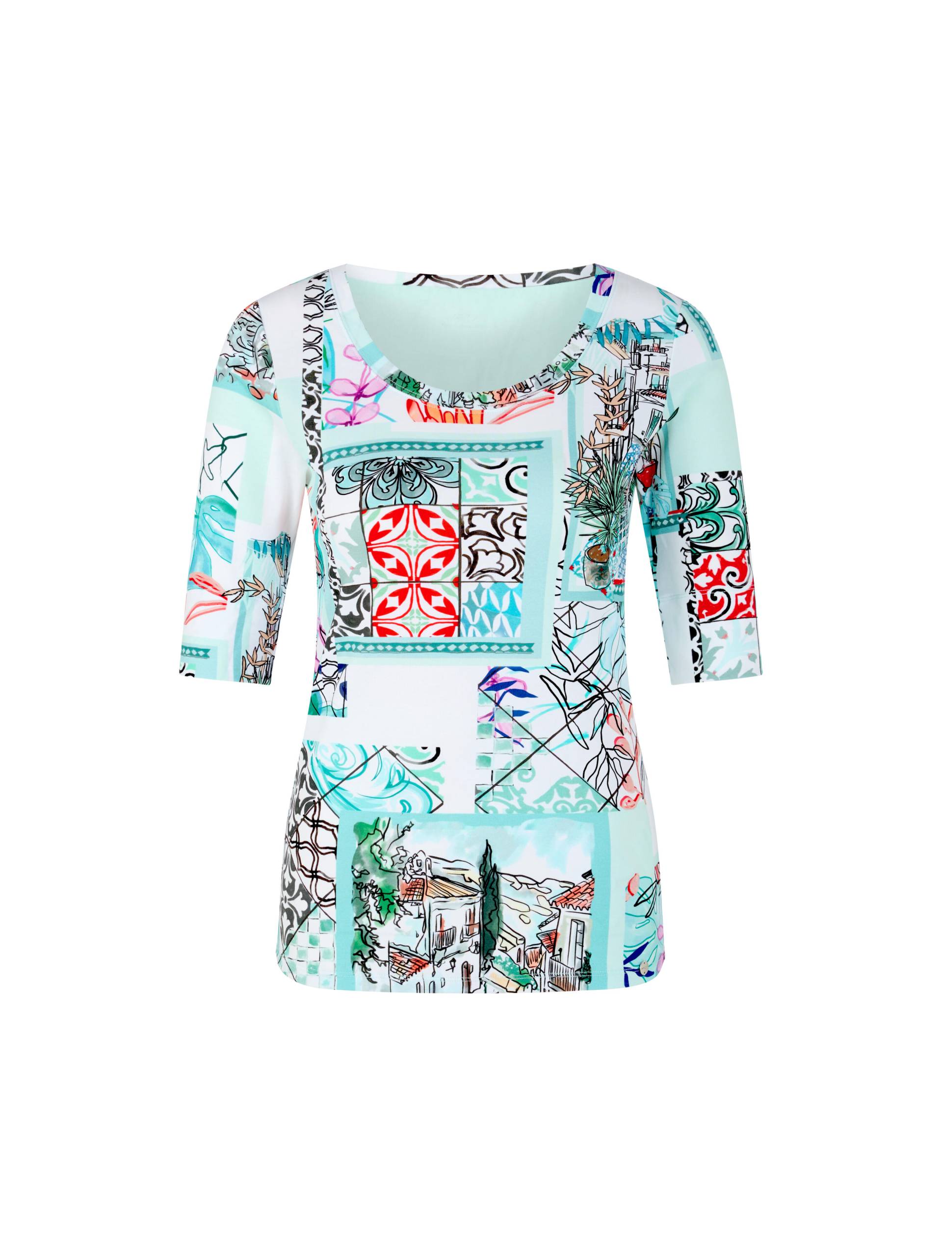 Marc Cain Collections - Bedrucktes Shirt - Gr. - 40 von Marc Cain Collections