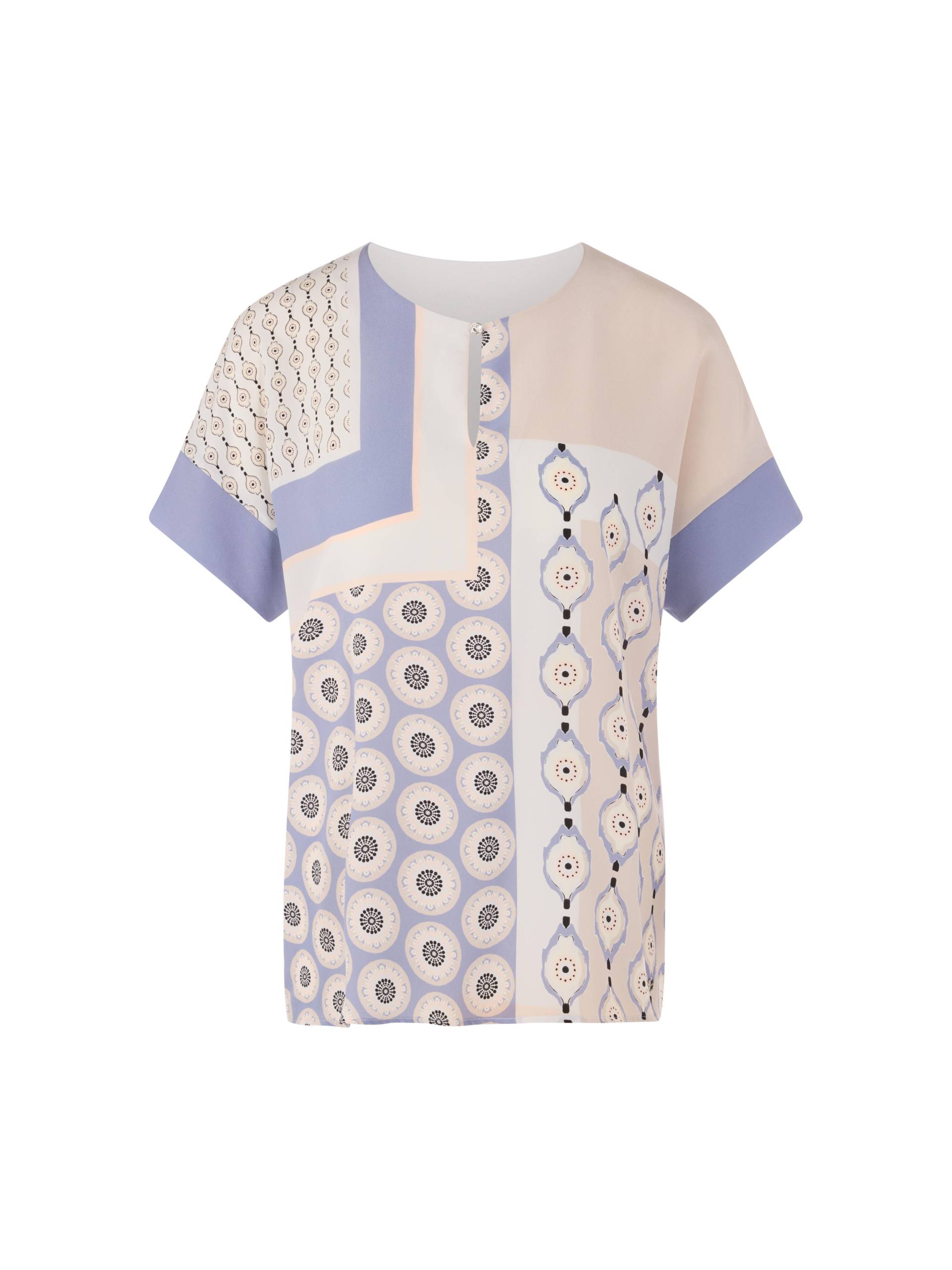 Marc Cain Collections - Blusenshirt mit Materialmix light desert taupe - Gr. - 38 von Marc Cain Collections