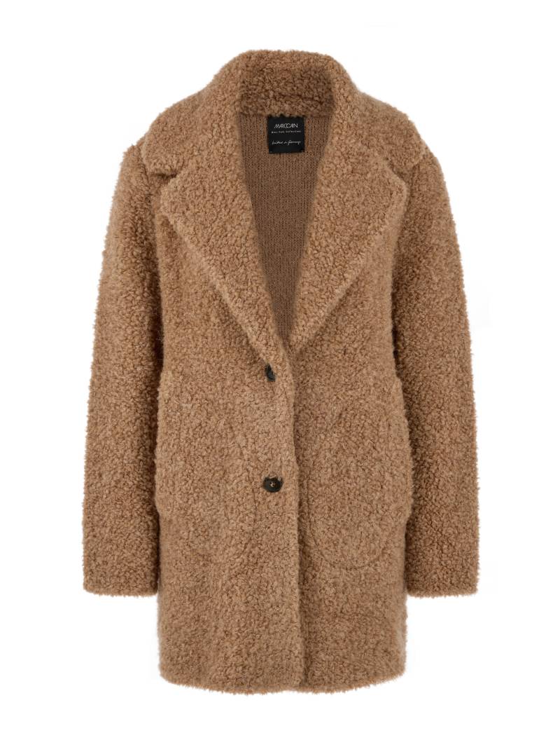 Marc Cain Collections - Bouclé-Kurzmantel Knitted in Germany warm sand - Gr. - 38 von Marc Cain Collections