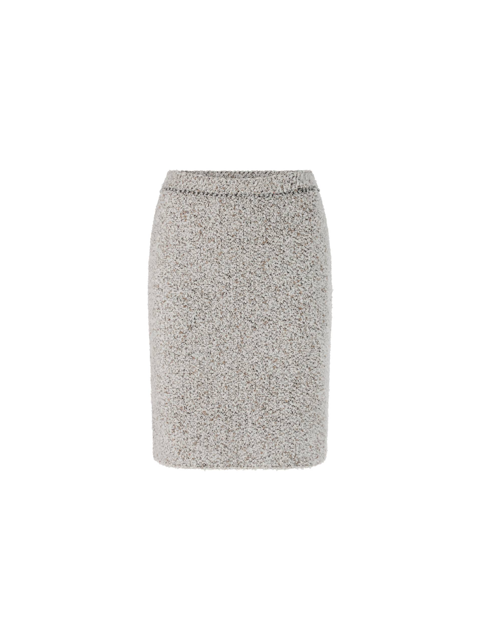 Marc Cain Collections - Bouclé-Rock Knitted in Germany smoke - Gr. - 38 von Marc Cain Collections