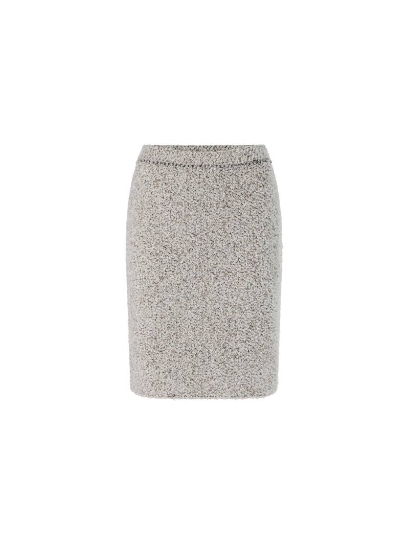 Marc Cain Collections - Bouclé-Rock Knitted in Germany smoke - Gr. - 38 von Marc Cain Collections