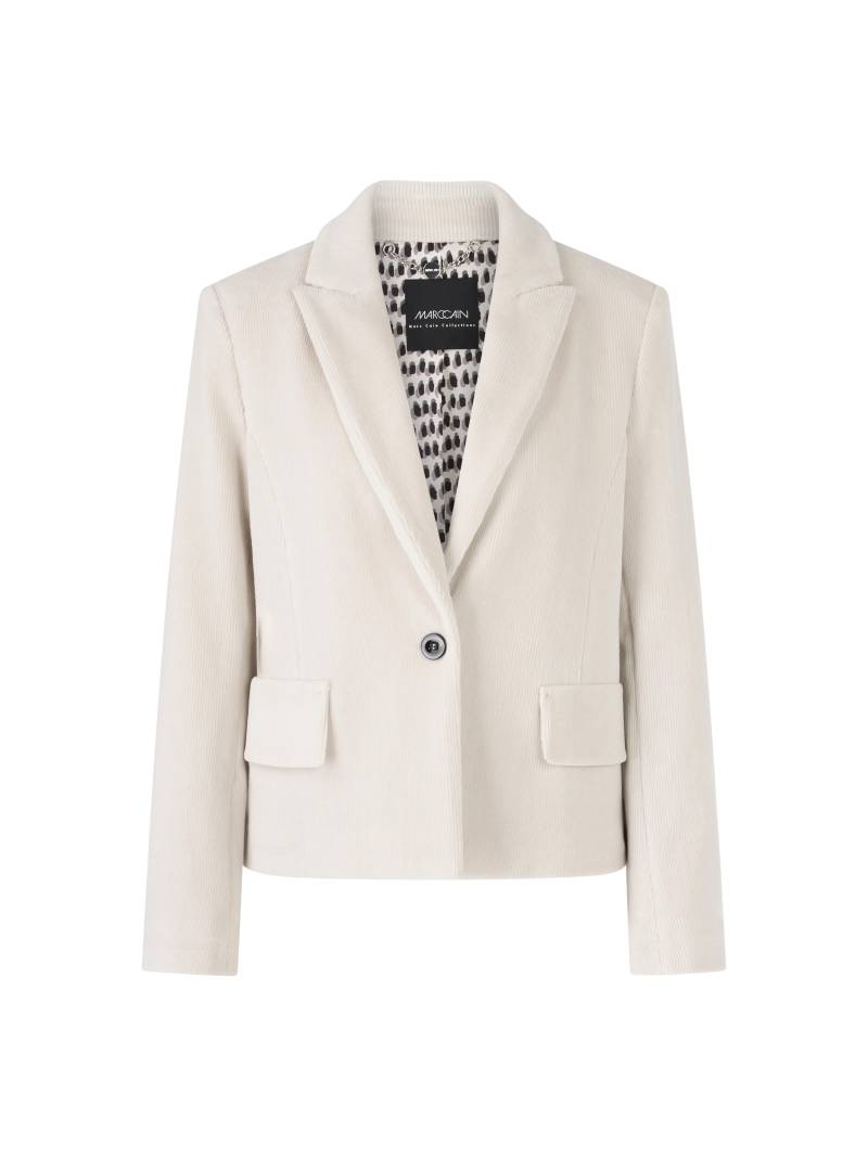 Marc Cain Collections - Cordblazer aus Baumwollmix smoke - Gr. - 38 von Marc Cain Collections