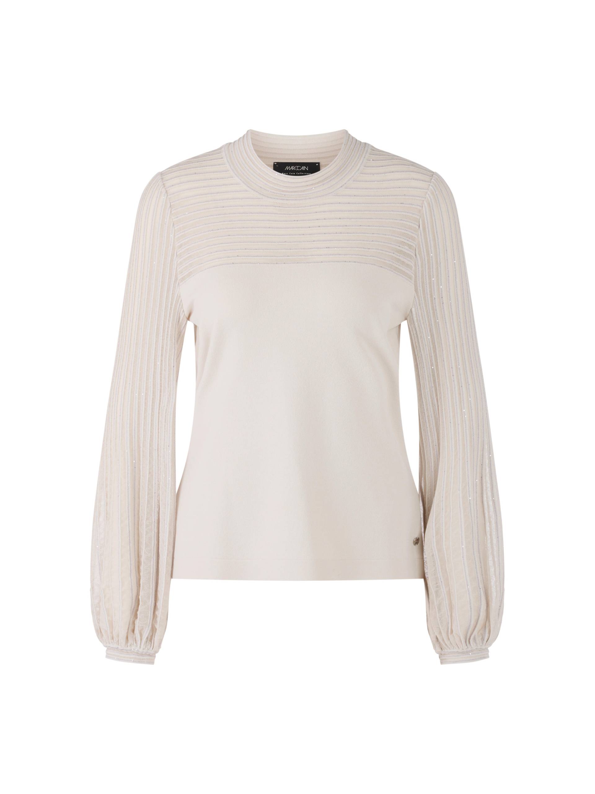 Marc Cain Collections - Feinstrickpullover Knitted in Germany smoke - Gr. - 42 von Marc Cain Collections