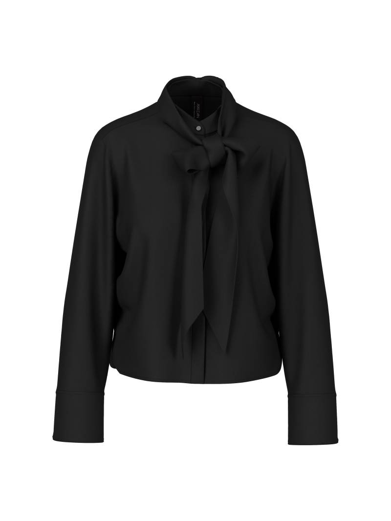 Marc Cain Collections - Feminine Bluse mit Schluppe black - Gr. - 38 von Marc Cain Collections