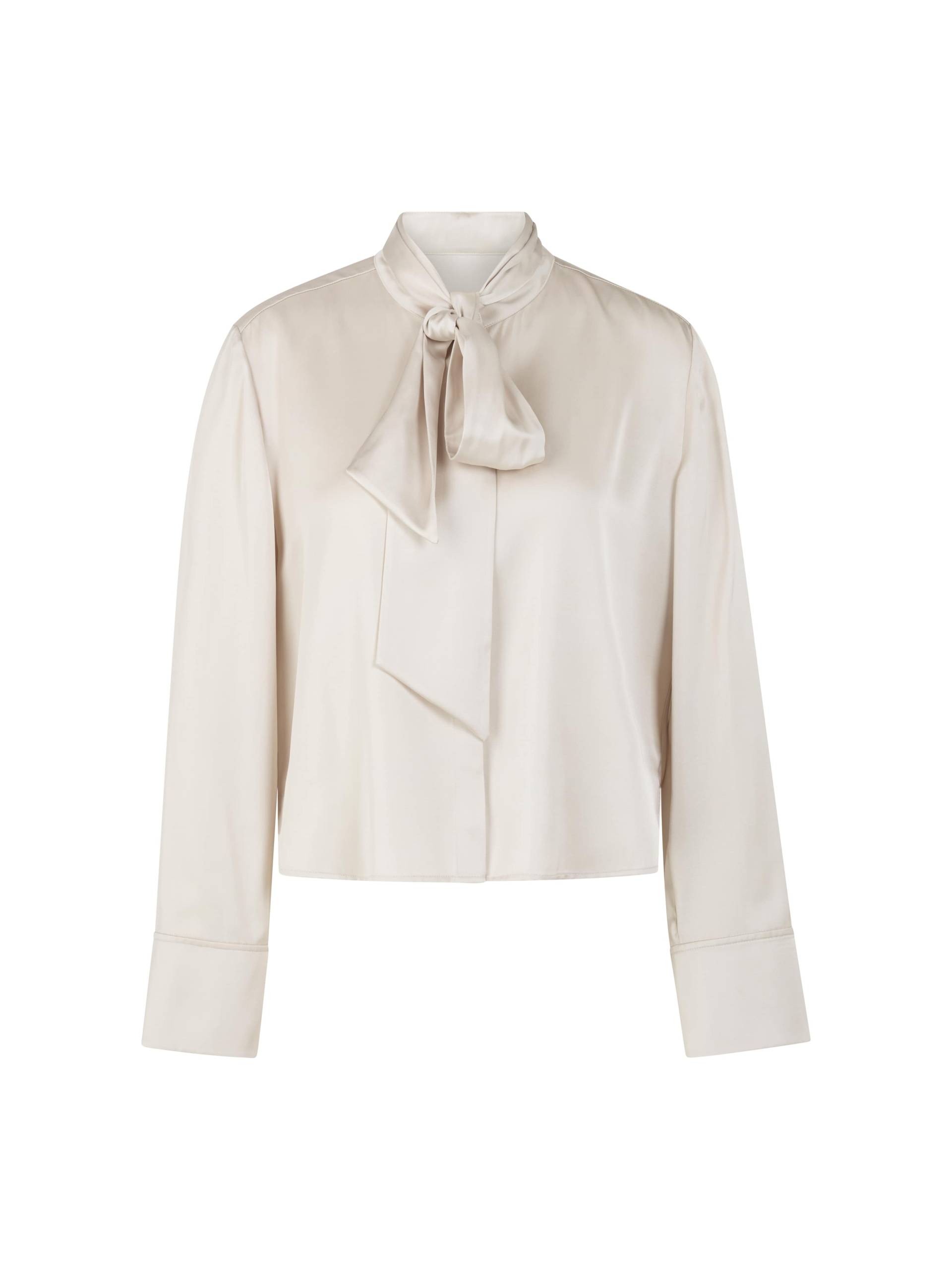 Marc Cain Collections - Feminine Bluse mit Schluppe smoke - Gr. - 42 von Marc Cain Collections