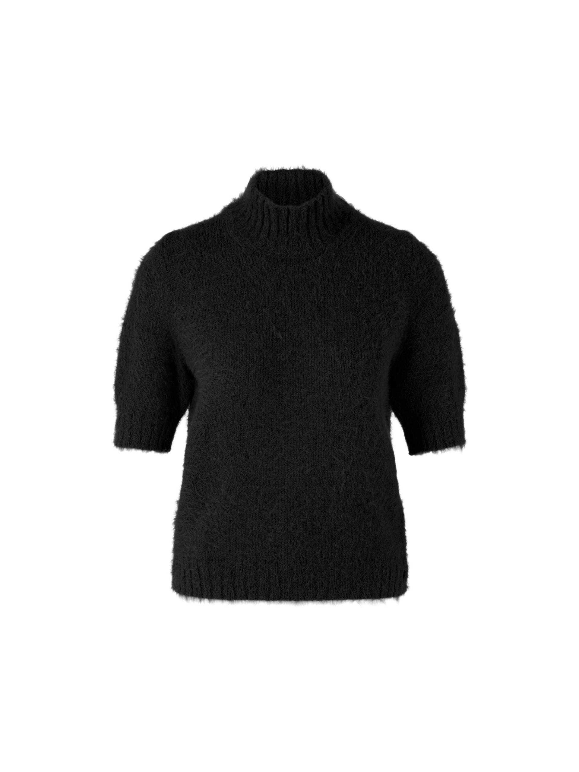 Marc Cain Collections - Flauschiger Pullover Rethink Together black - Gr. - 38 von Marc Cain Collections