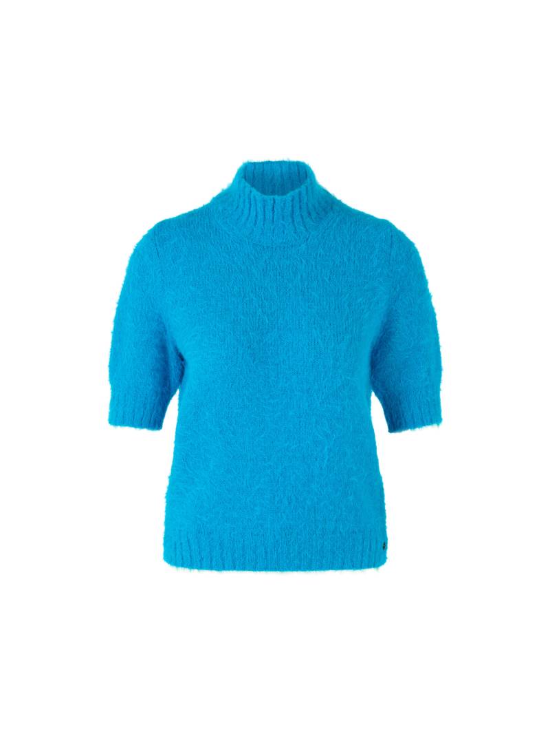 Marc Cain Collections - Flauschiger Pullover Rethink Together bright sea - Gr. - 42 von Marc Cain Collections