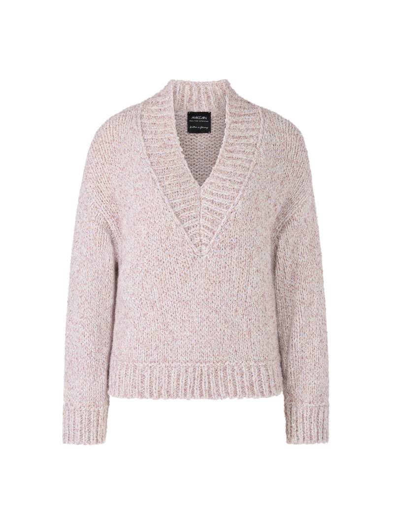 Marc Cain Collections - Glitzer Pullover Knitted in Germany light desert taupe - Gr. - 38 von Marc Cain Collections