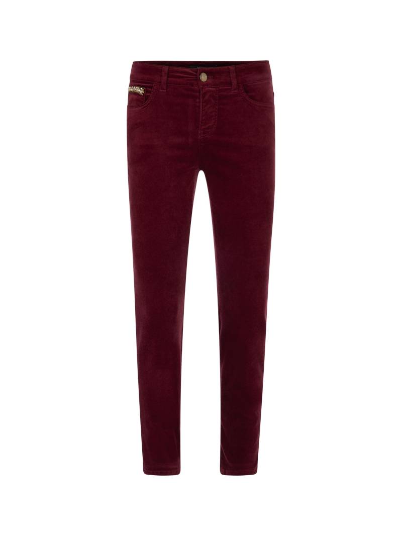 Marc Cain Collections - Hose SILVI Slim Fit Low Waist bright maroon - Gr. - 36 von Marc Cain Collections