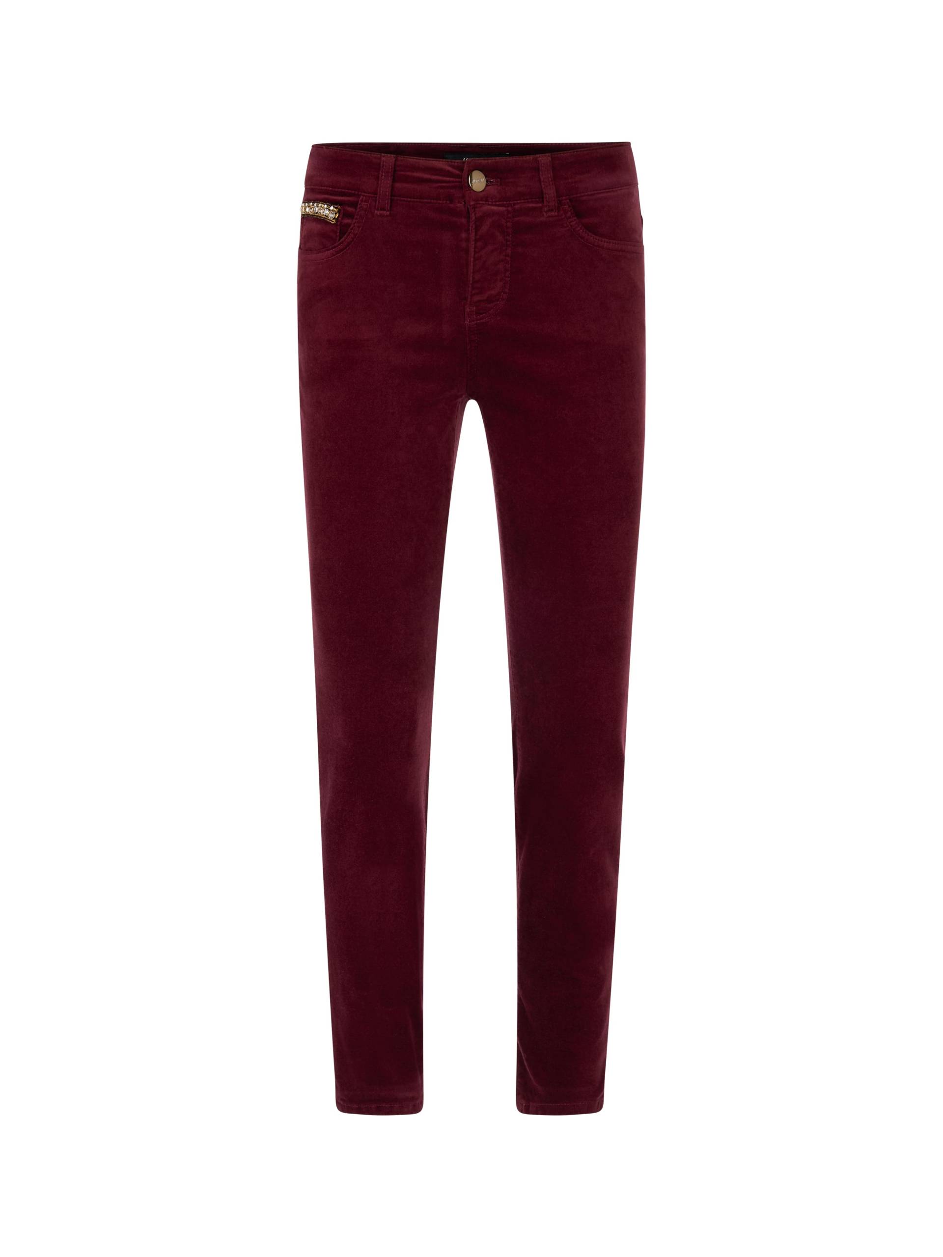 Marc Cain Collections - Hose SILVI Slim Fit Low Waist bright maroon - Gr. - 36 von Marc Cain Collections