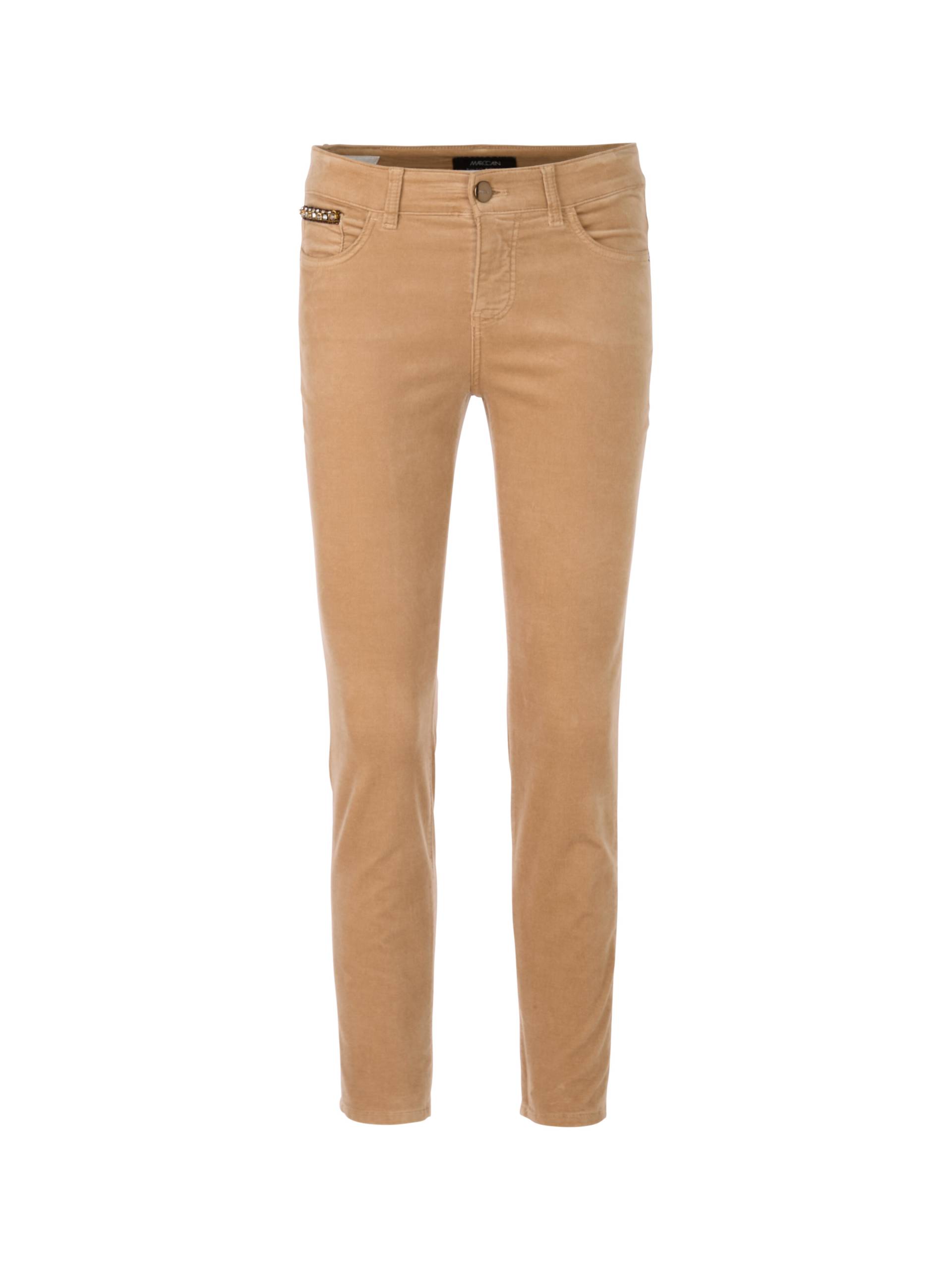 Marc Cain Collections - Hose SILVI Slim Fit Low Waist warm sand - Gr. - 42 von Marc Cain Collections