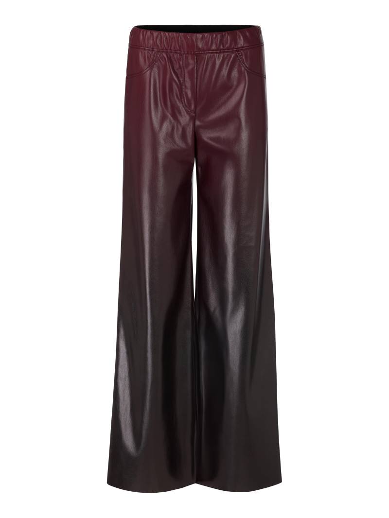 Marc Cain Collections - Hose WELKOM im Wide Fit bright maroon - Gr. - 40 von Marc Cain Collections
