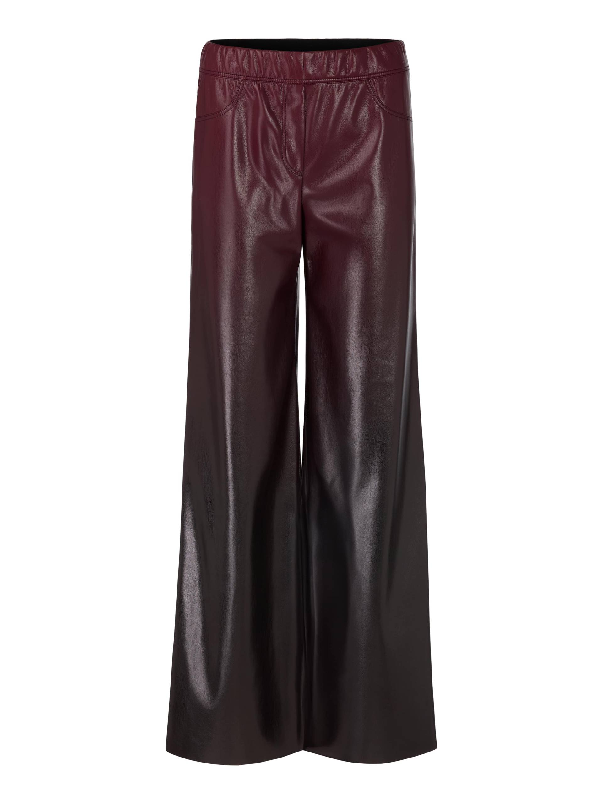 Marc Cain Collections - Hose WELKOM im Wide Fit bright maroon - Gr. - 42 von Marc Cain Collections