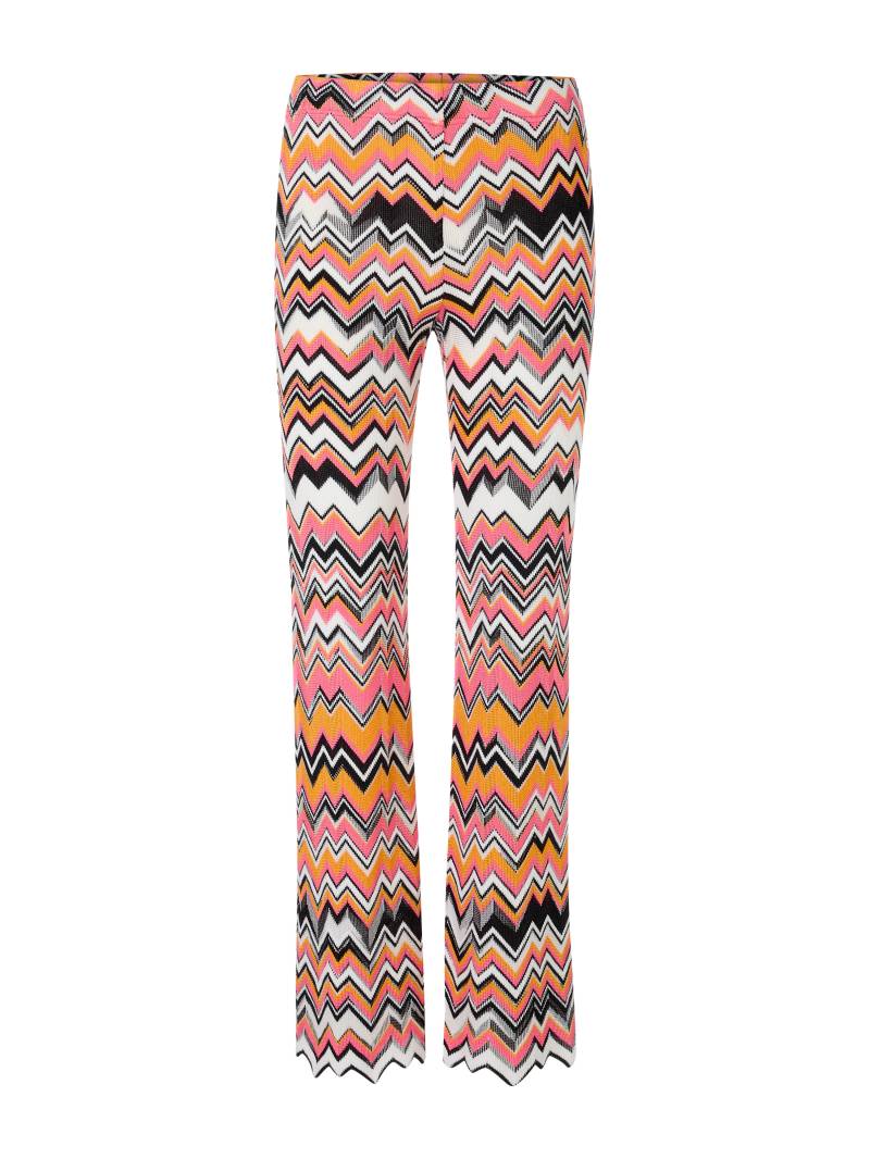 Marc Cain Collections - Hose im Zacken-Design Knitted in Germany bright candy pink - Gr. - 36 von Marc Cain Collections