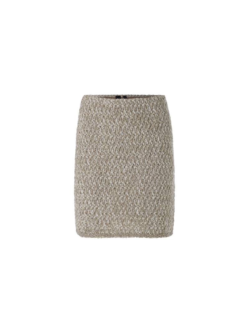 Marc Cain Collections - In Deutschland gestrickter Minirock sage powder - Gr. - 40 von Marc Cain Collections