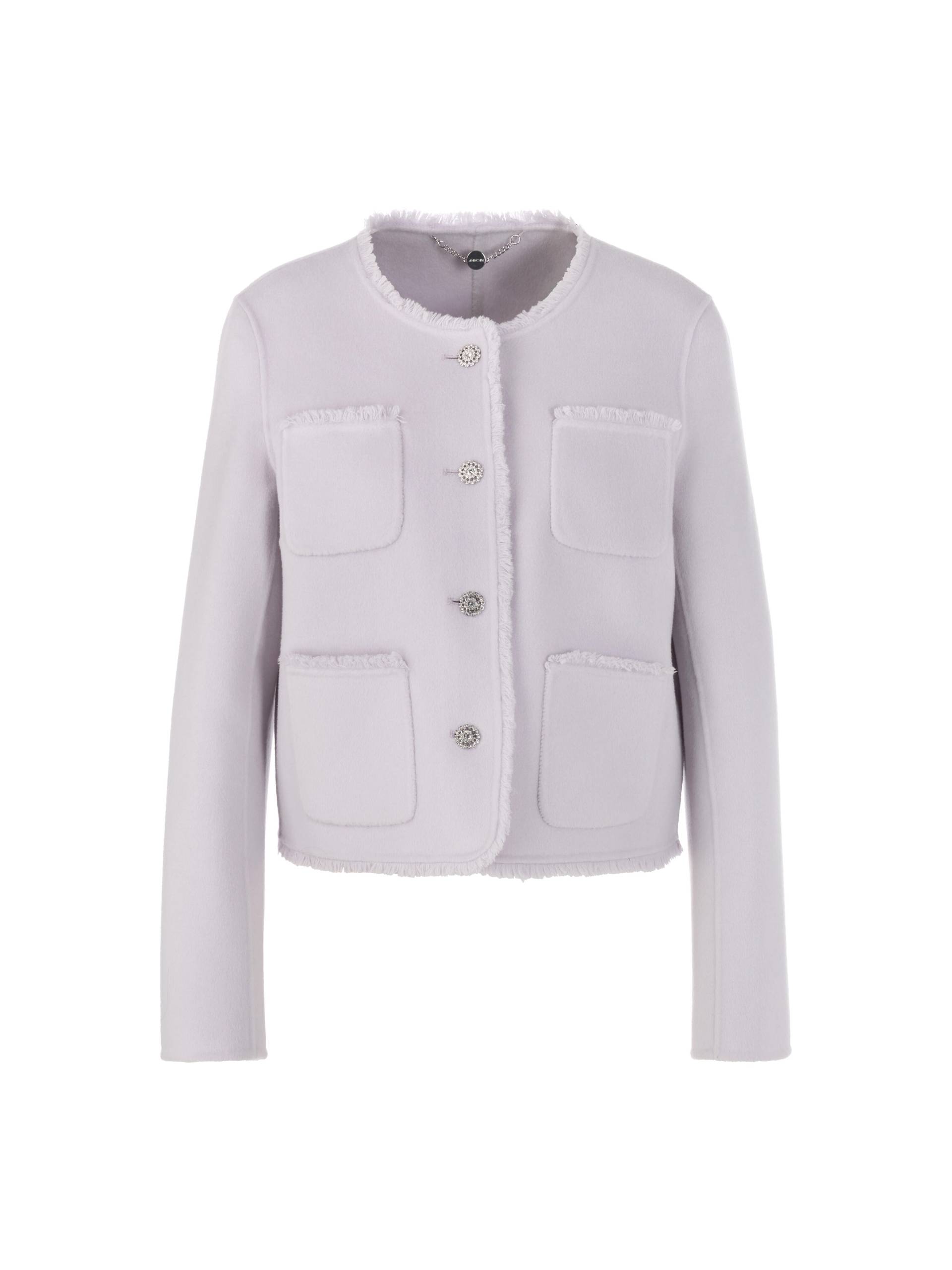 Marc Cain Collections - Jacke mit aufgesetzten Taschen bluish violet - Gr. - 38 von Marc Cain Collections