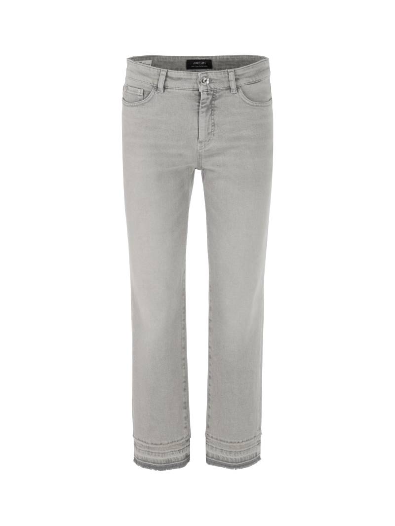 Marc Cain Collections - Jeans FORLI mit Blüten-Applikation grey - Gr. - 38 von Marc Cain Collections