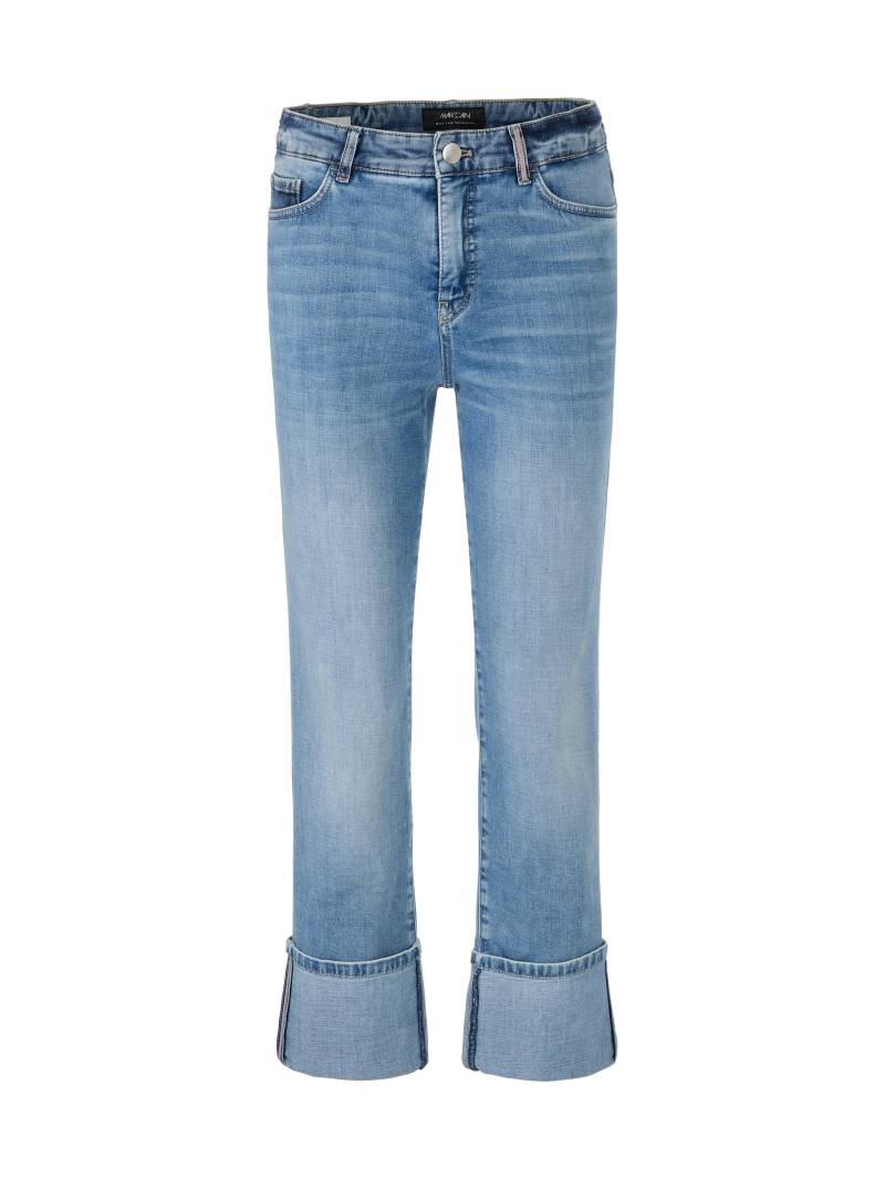 Marc Cain Collections - Jeans FYLI mit Umschlag„Rethink Together blue denim - Gr. - 40 von Marc Cain Collections