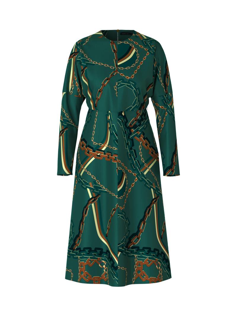 Marc Cain Collections - Kleid mit Kettenprint soft forest - Gr. - 36 von Marc Cain Collections