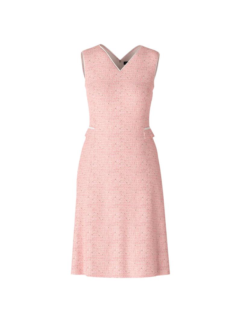 Marc Cain Collections - Kurzärmliges Kleid mit Karos soft seashell - Gr. - 42 von Marc Cain Collections