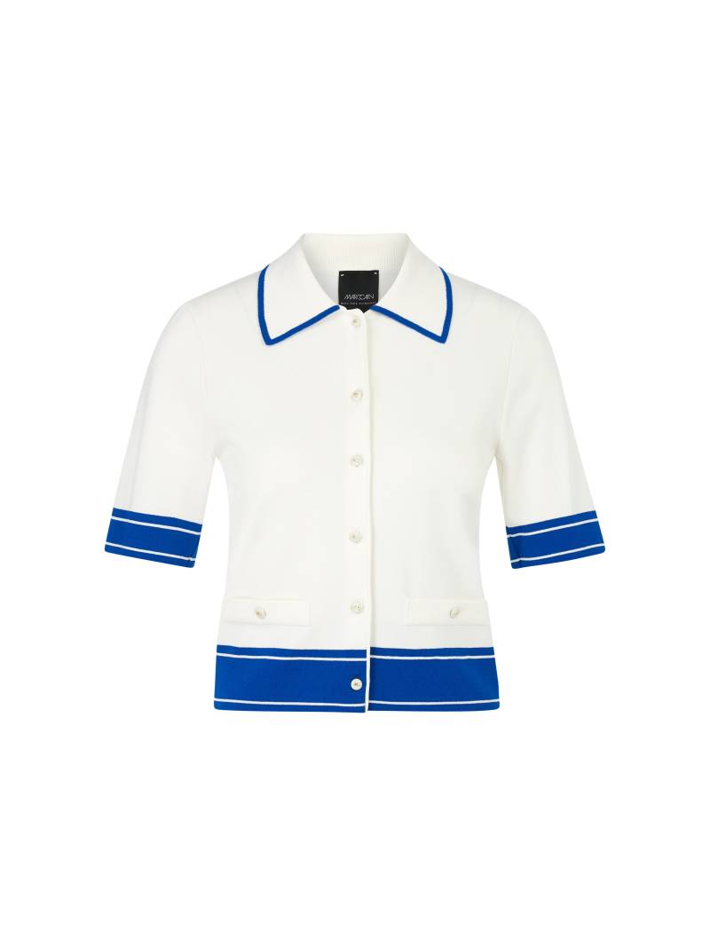 Marc Cain Collections - Kurzer Cardigan Rethink Together off-white - Gr. - 38 von Marc Cain Collections